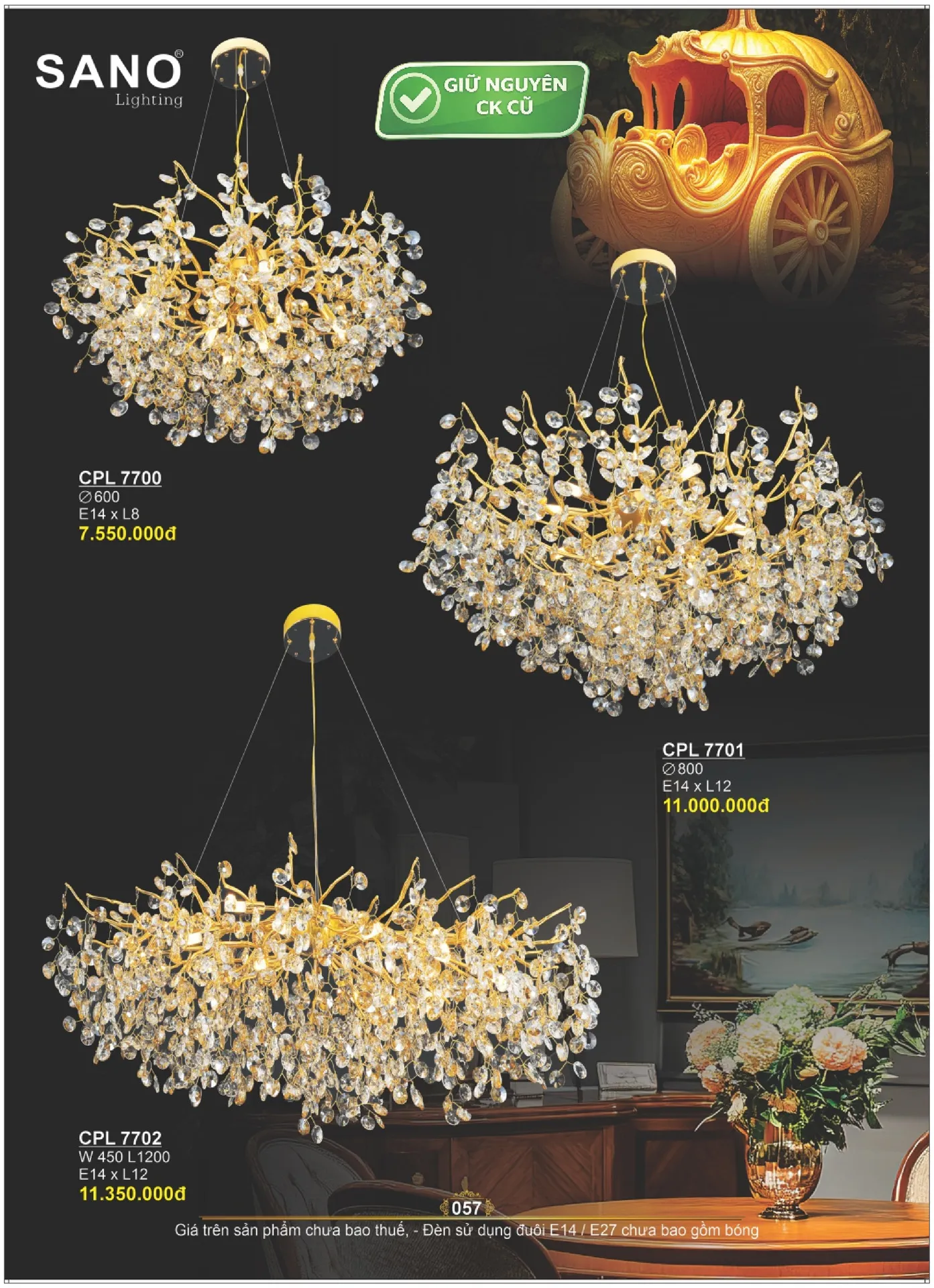 Catalogue ĐÈN SANO 2026 - Trang 57)
