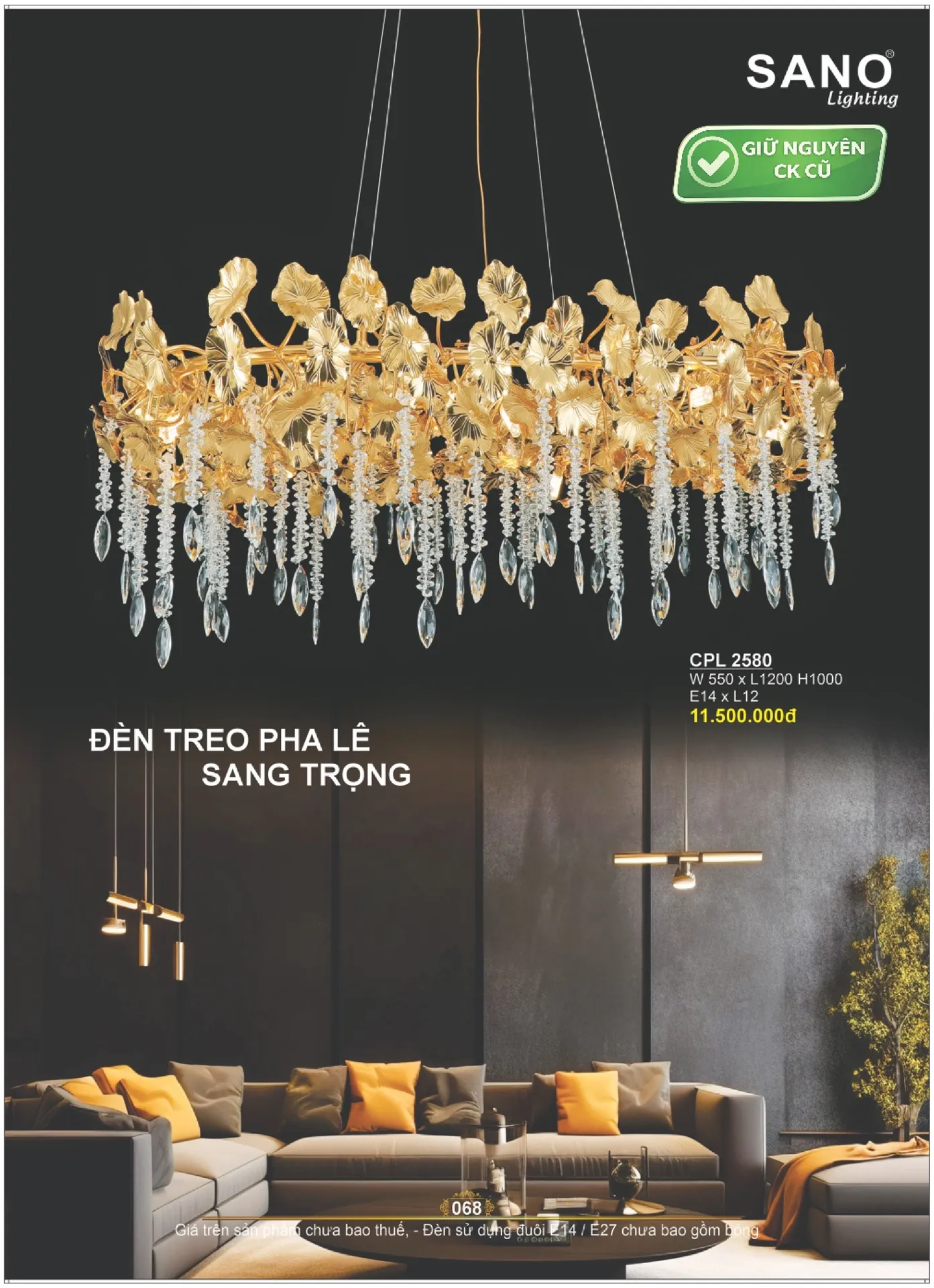 Catalogue ĐÈN SANO 2026 - Trang 68)