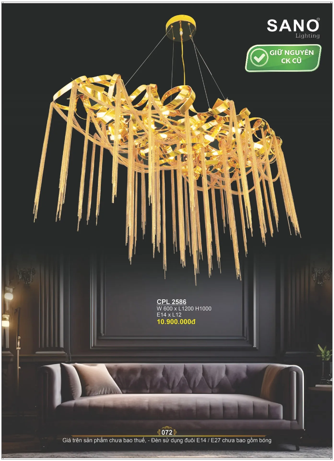 Catalogue ĐÈN SANO 2026 - Trang 72)