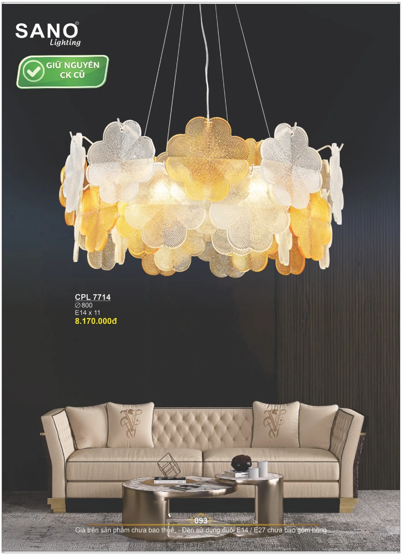 Catalogue ĐÈN SANO 2026 - Trang 93)