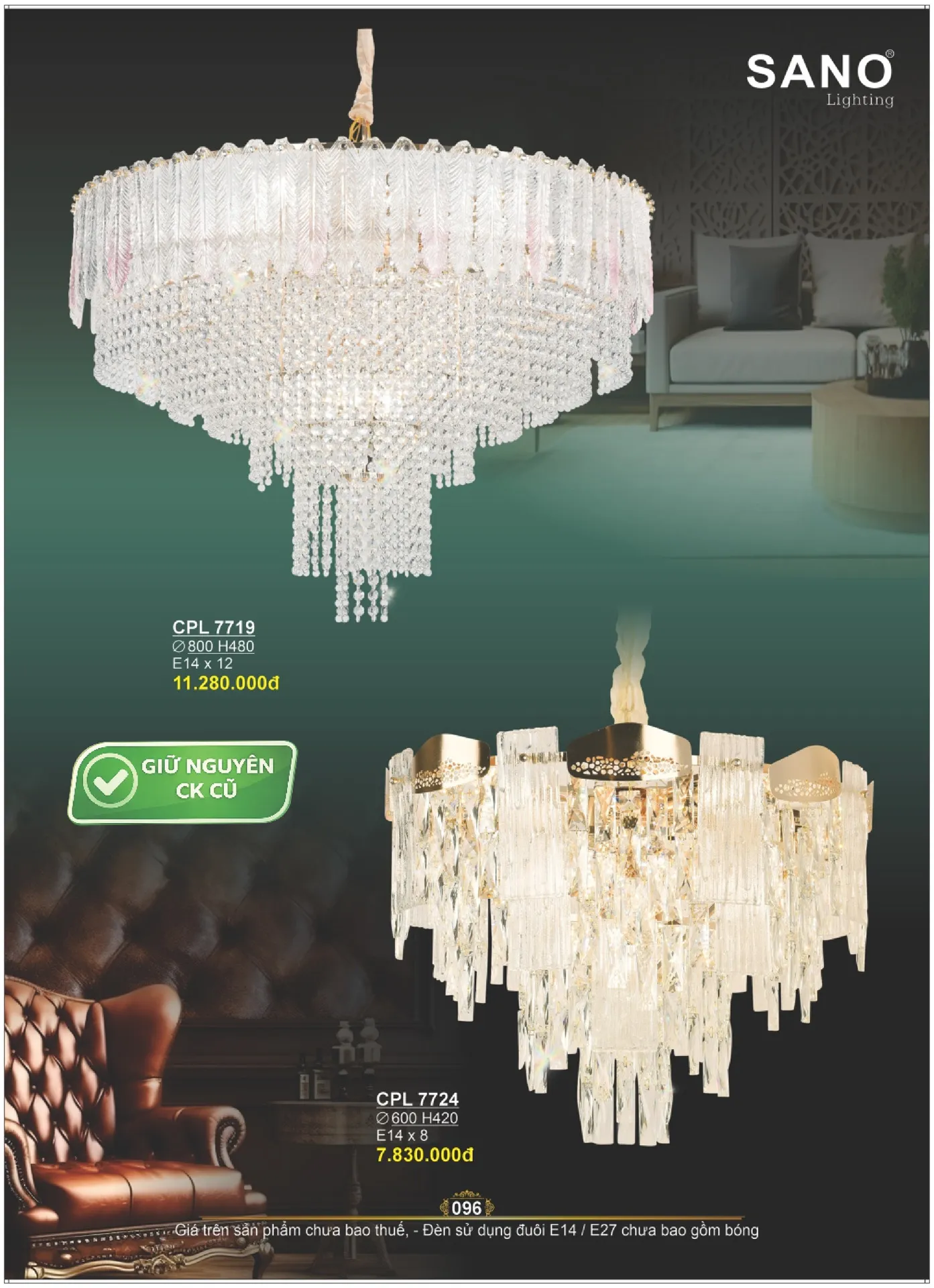 Catalogue ĐÈN SANO 2026 - Trang 96)