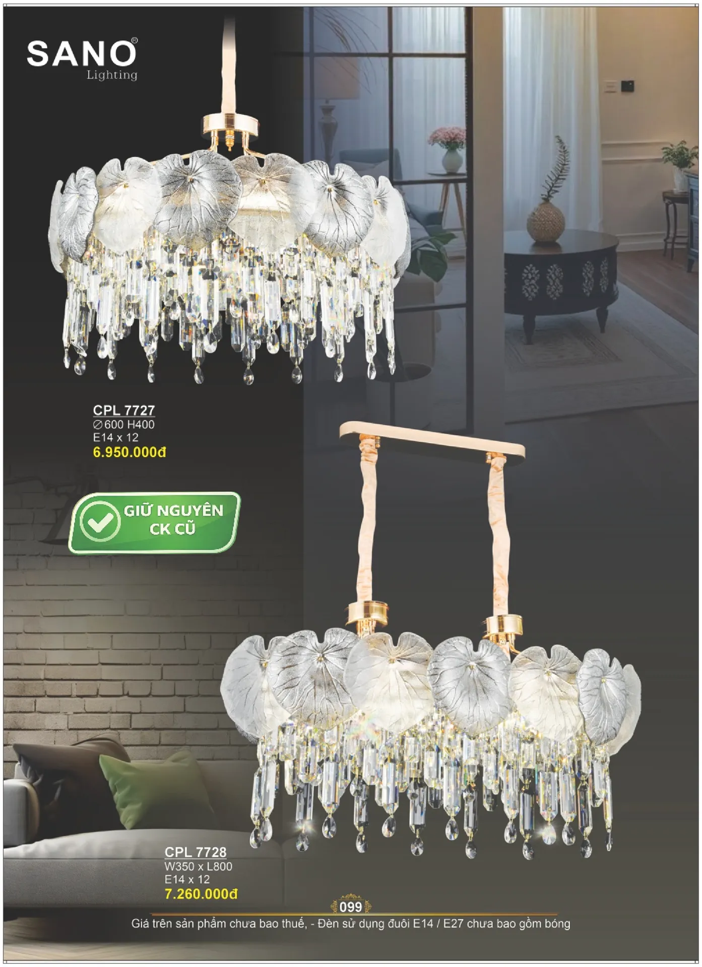 Catalogue ĐÈN SANO 2026 - Trang 99)