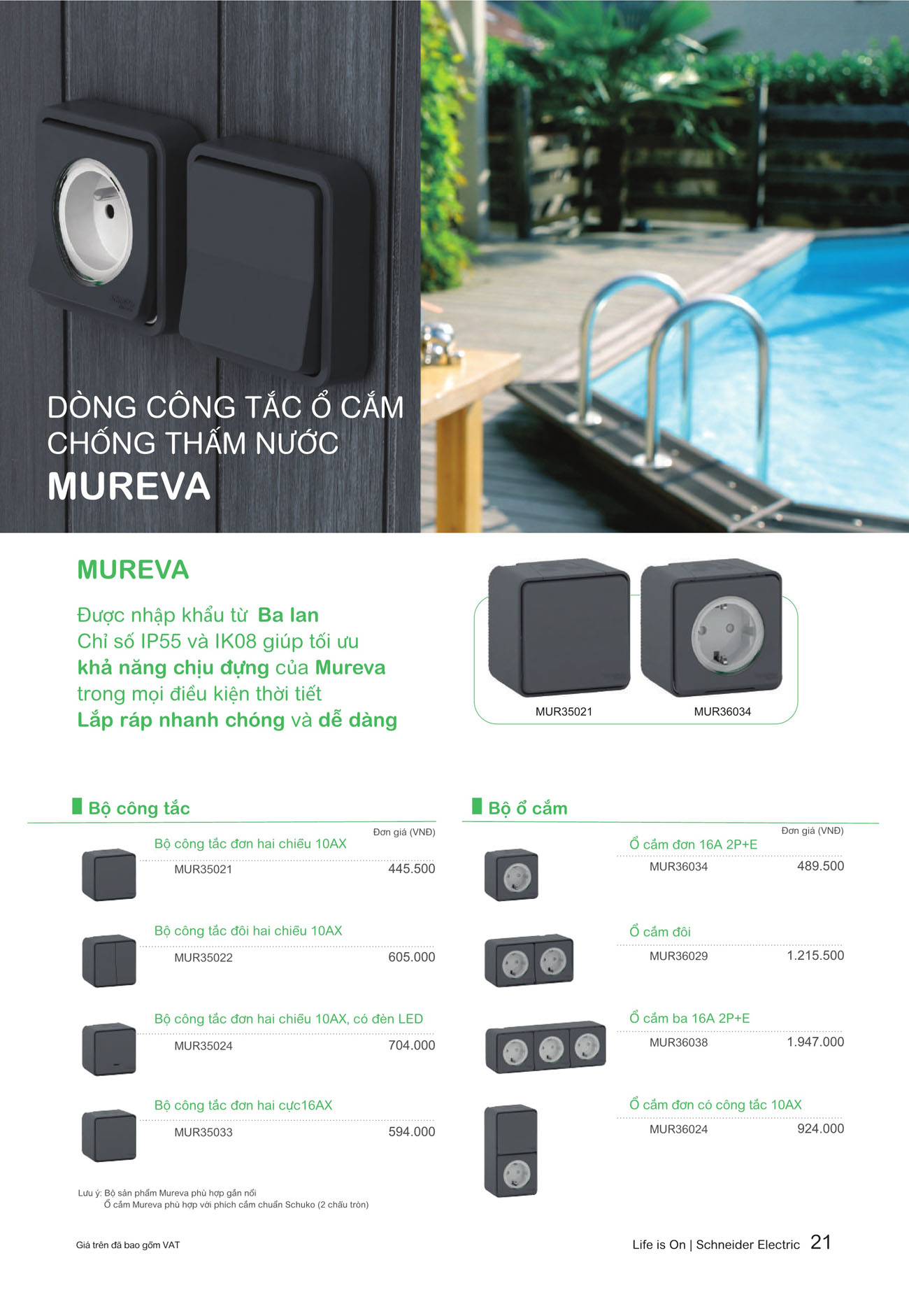 Bảng giá Schneider 2024 (dành cho đại lý) - Trang 21)