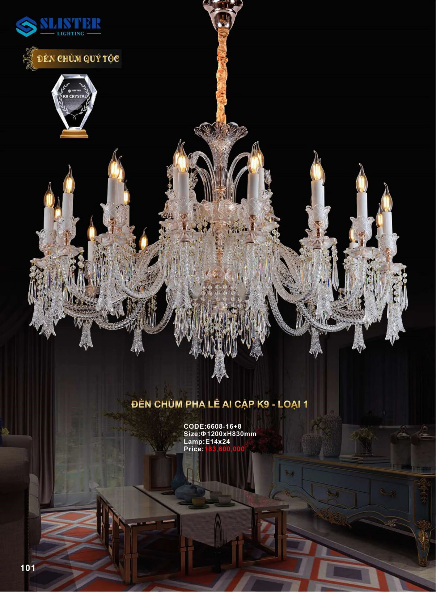 Catalogue Đèn Trang Trí SLISTER 2026 - Trang 102)