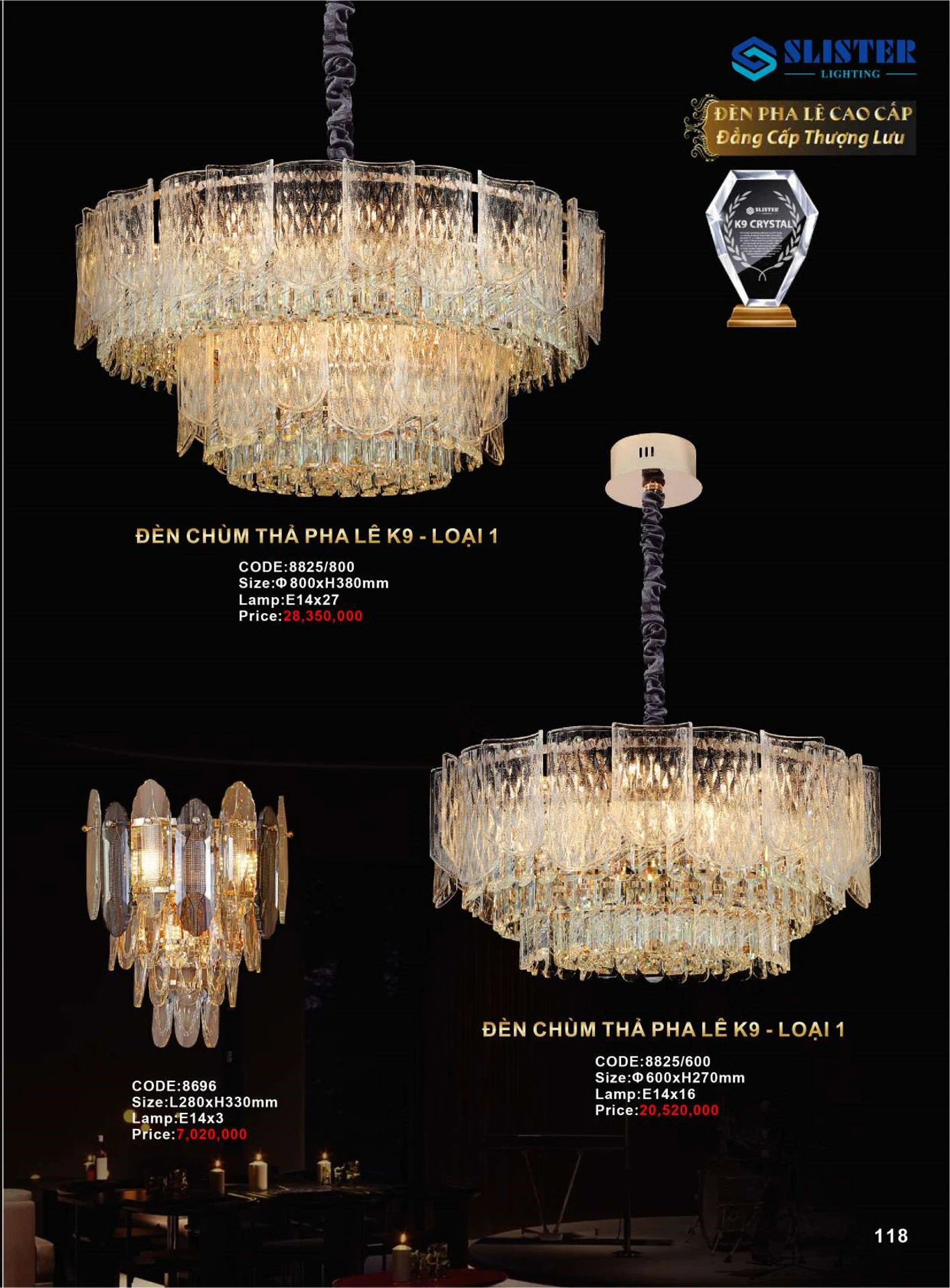 Catalogue Đèn Trang Trí SLISTER 2026 - Trang 119)