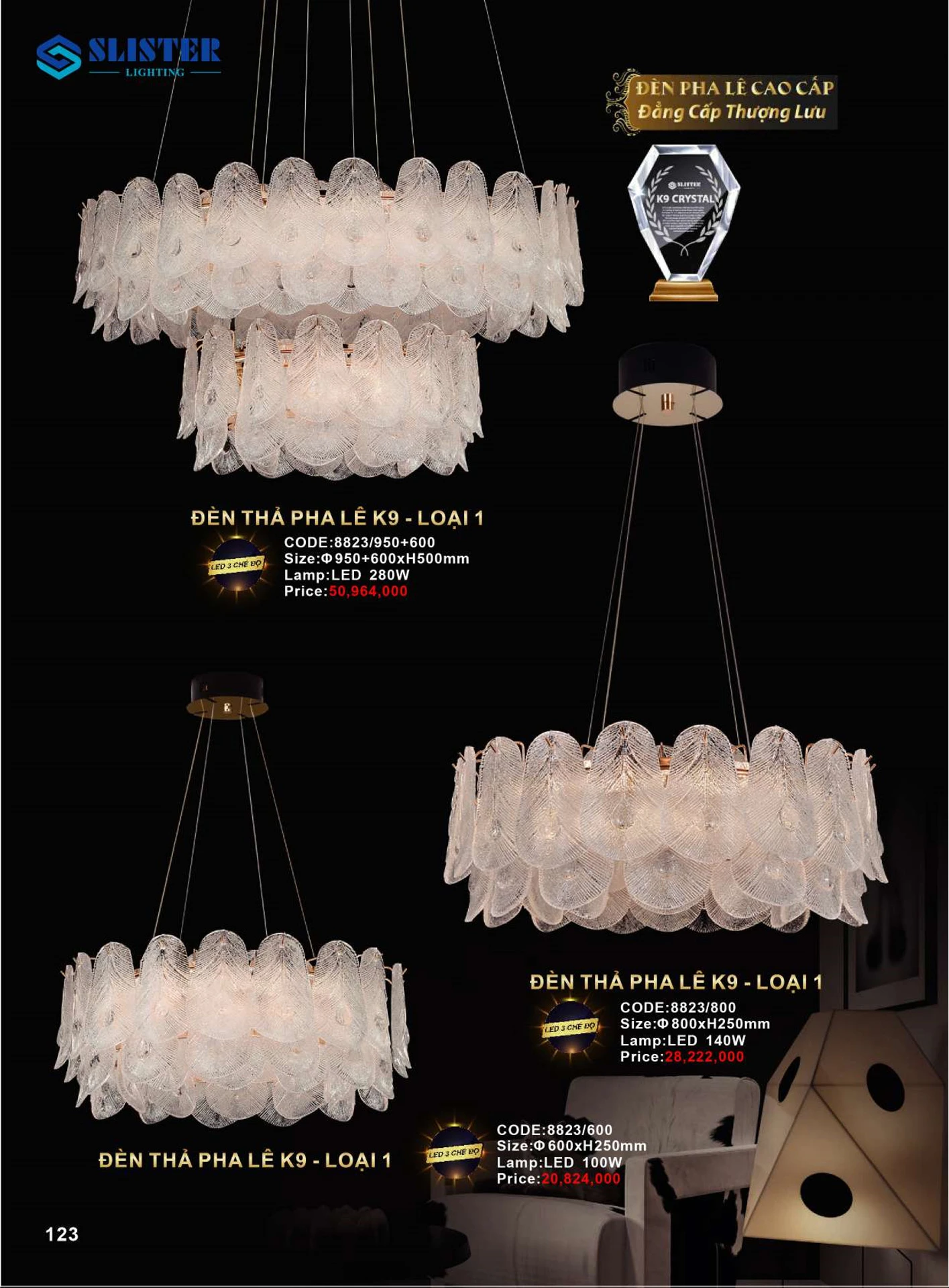 Catalogue Đèn Trang Trí SLISTER 2026 - Trang 124)