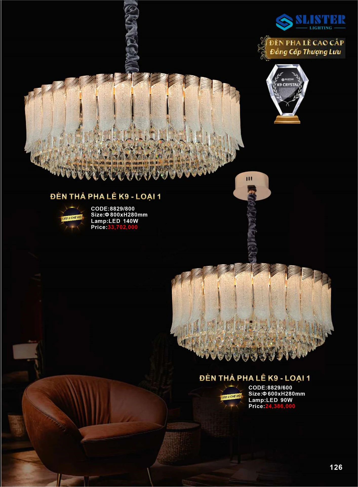Catalogue Đèn Trang Trí SLISTER 2026 - Trang 127)