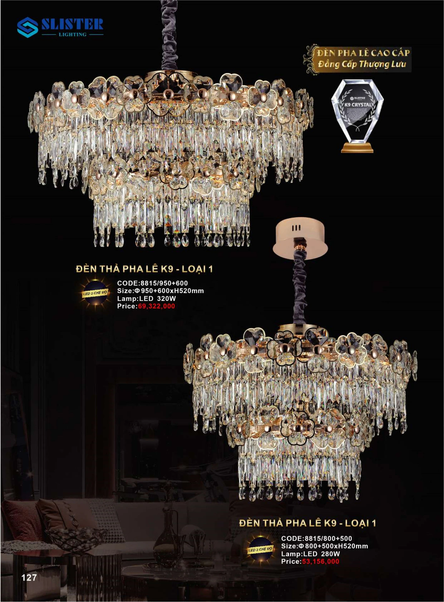Catalogue Đèn Trang Trí SLISTER 2026 - Trang 128)