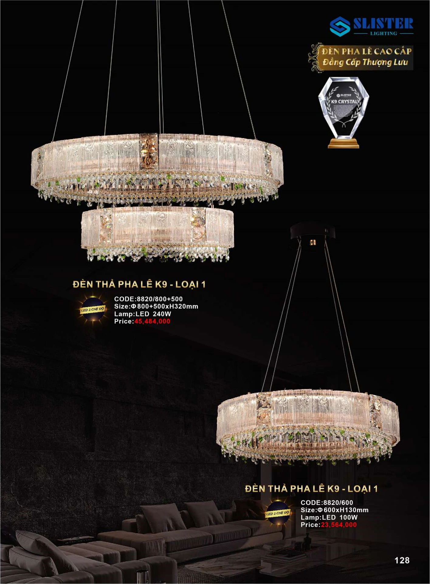 Catalogue Đèn Trang Trí SLISTER 2026 - Trang 129)