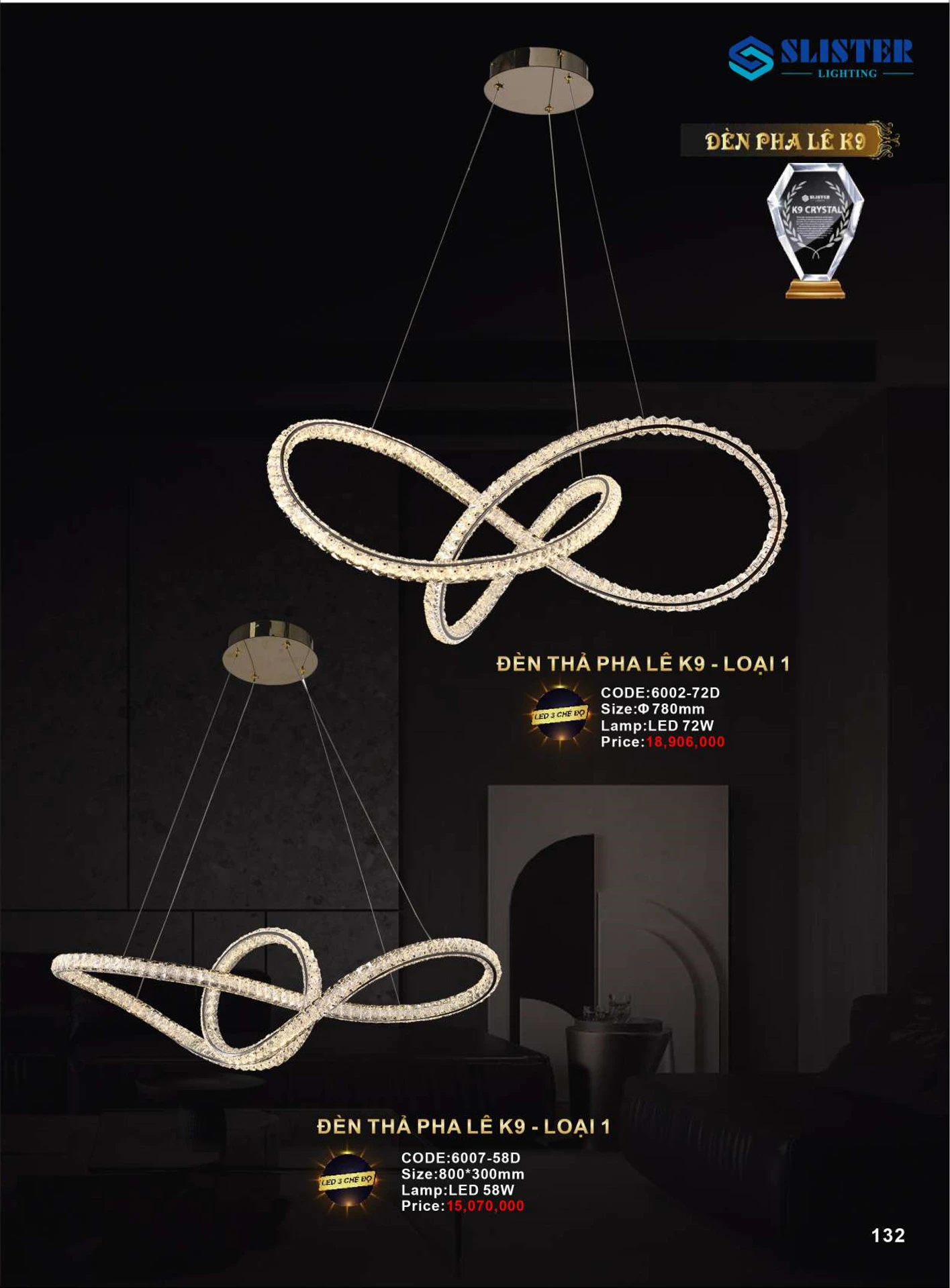 Catalogue Đèn Trang Trí SLISTER 2026 - Trang 133)