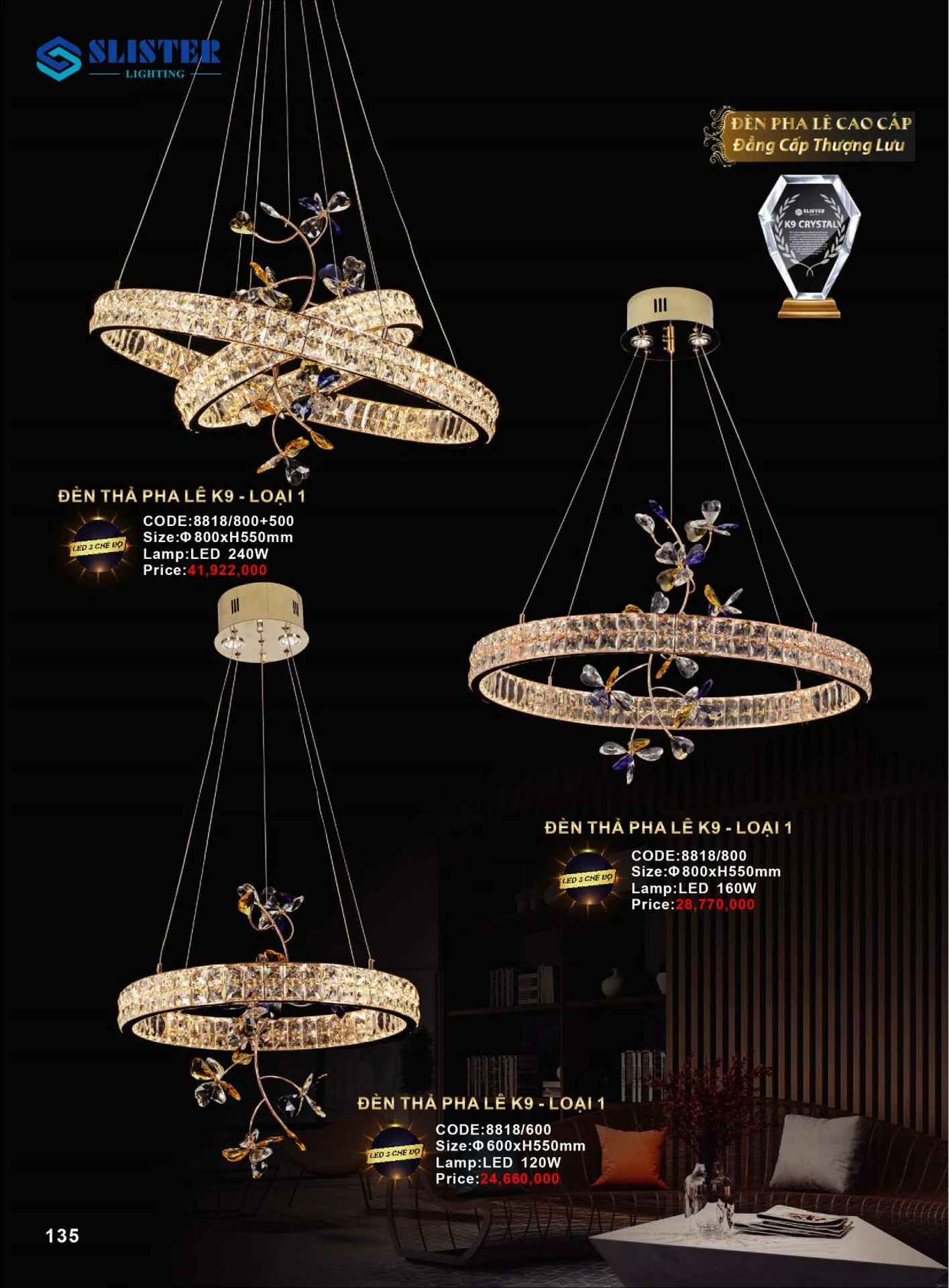 Catalogue Đèn Trang Trí SLISTER 2026 - Trang 136)