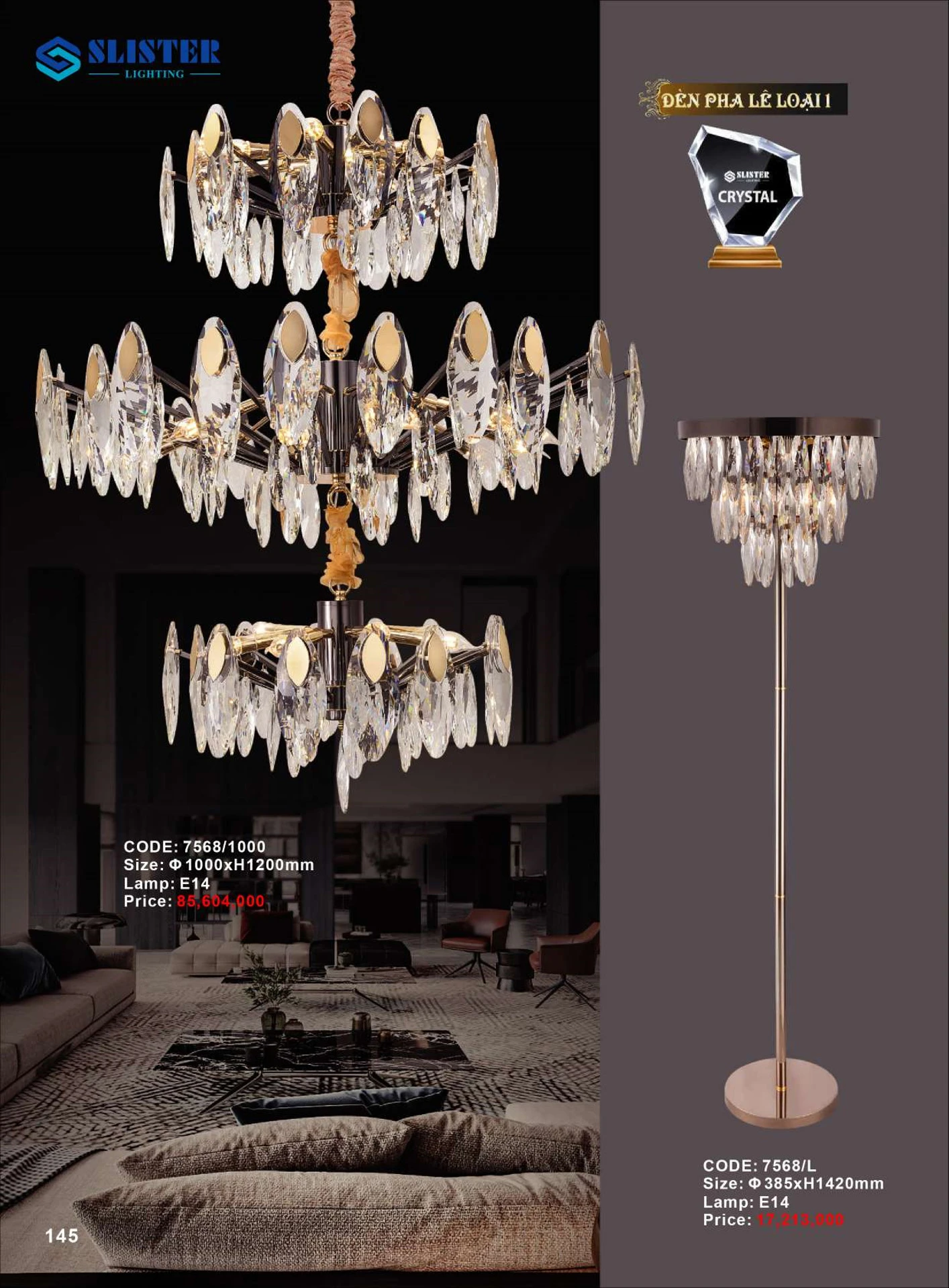 Catalogue Đèn Trang Trí SLISTER 2026 - Trang 146)