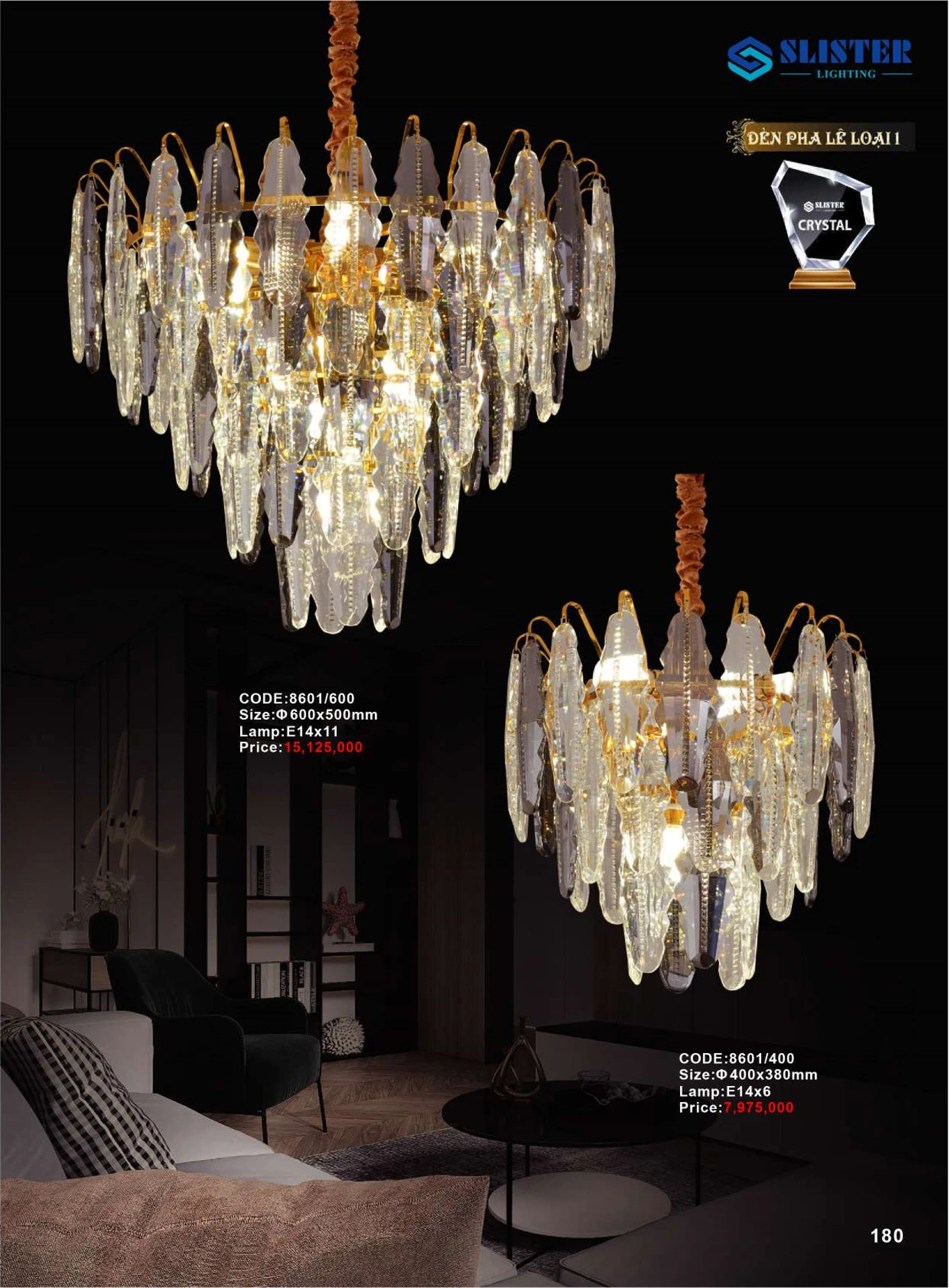 Catalogue Đèn Trang Trí SLISTER 2026 - Trang 181)