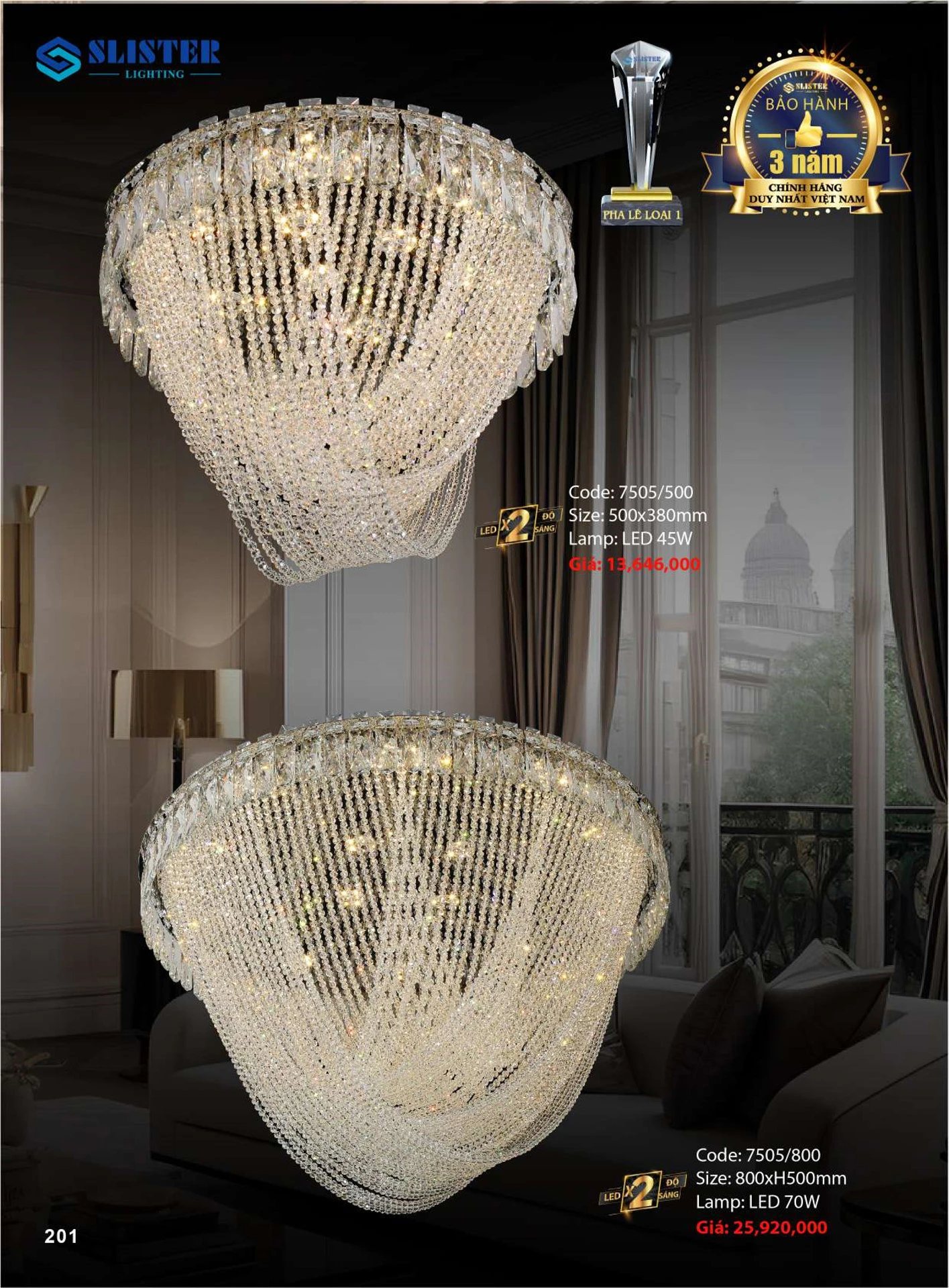 Catalogue Đèn Trang Trí SLISTER 2026 - Trang 202)
