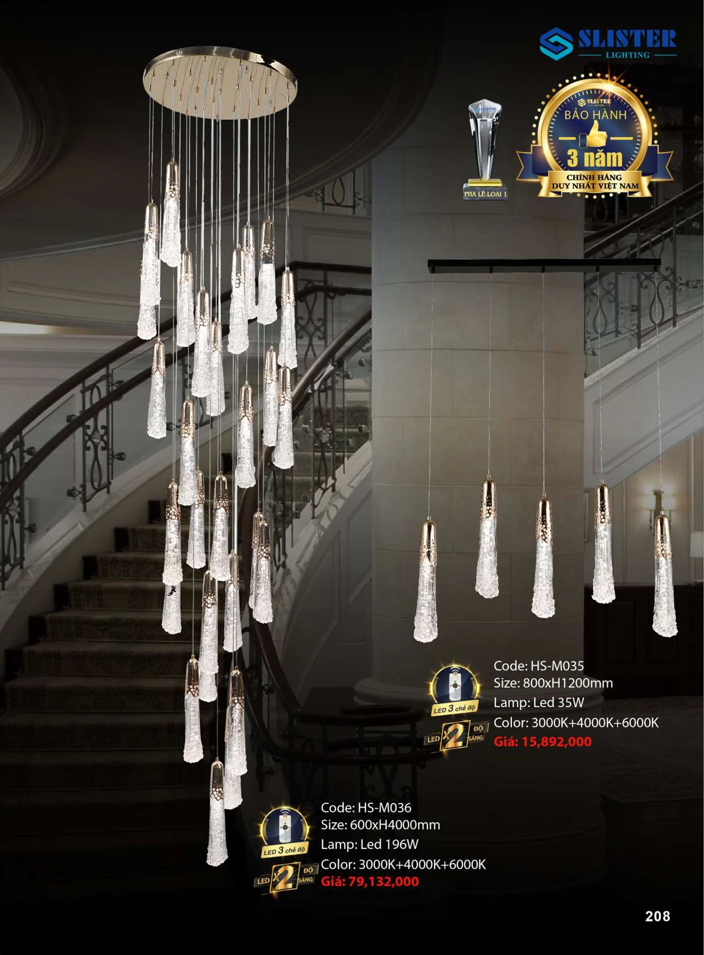 Catalogue Đèn Trang Trí SLISTER 2026 - Trang 209)