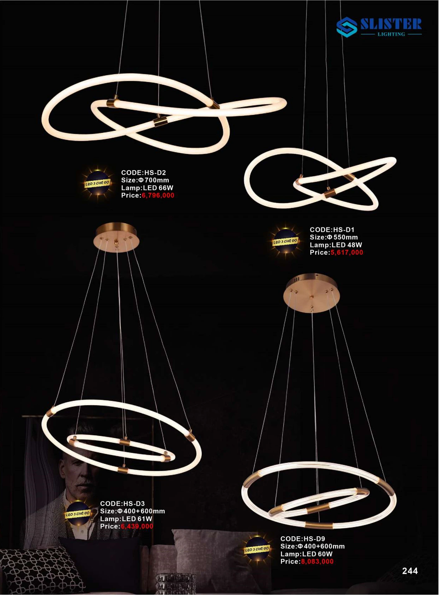 Catalogue Đèn Trang Trí SLISTER 2026 - Trang 245)