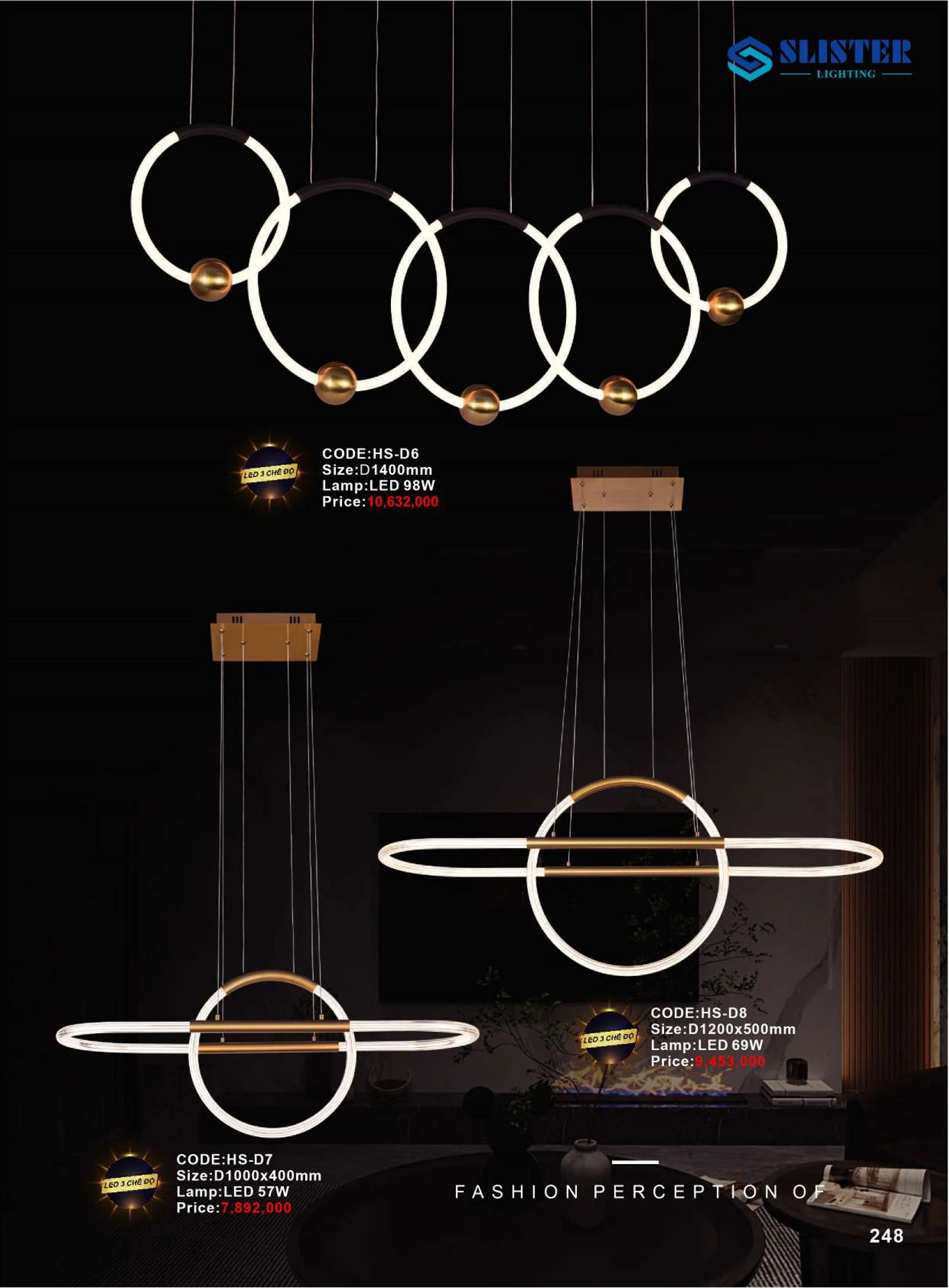 Catalogue Đèn Trang Trí SLISTER 2026 - Trang 249)