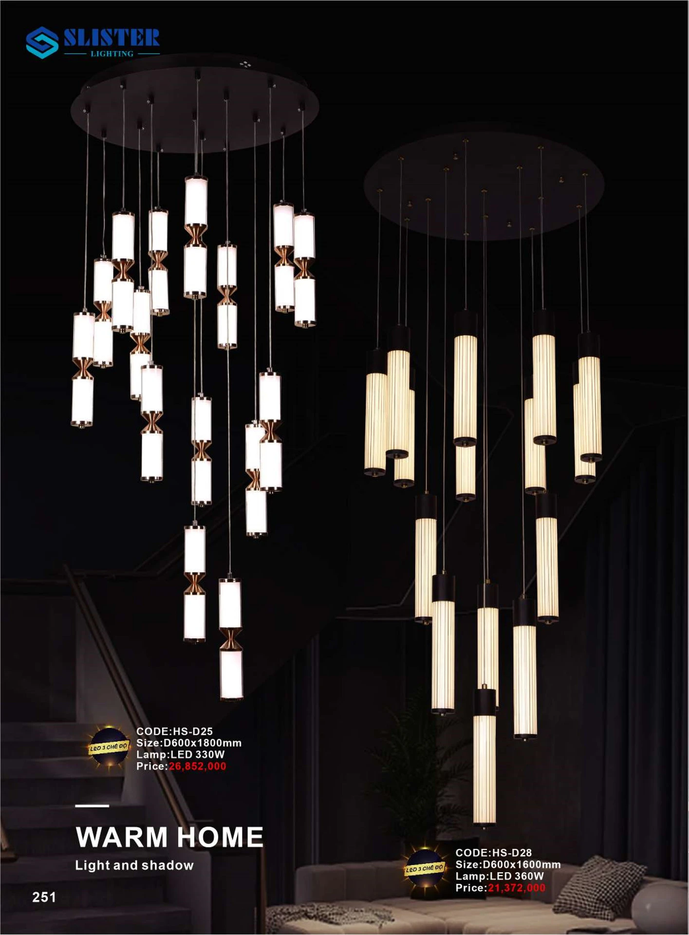 Catalogue Đèn Trang Trí SLISTER 2026 - Trang 252)