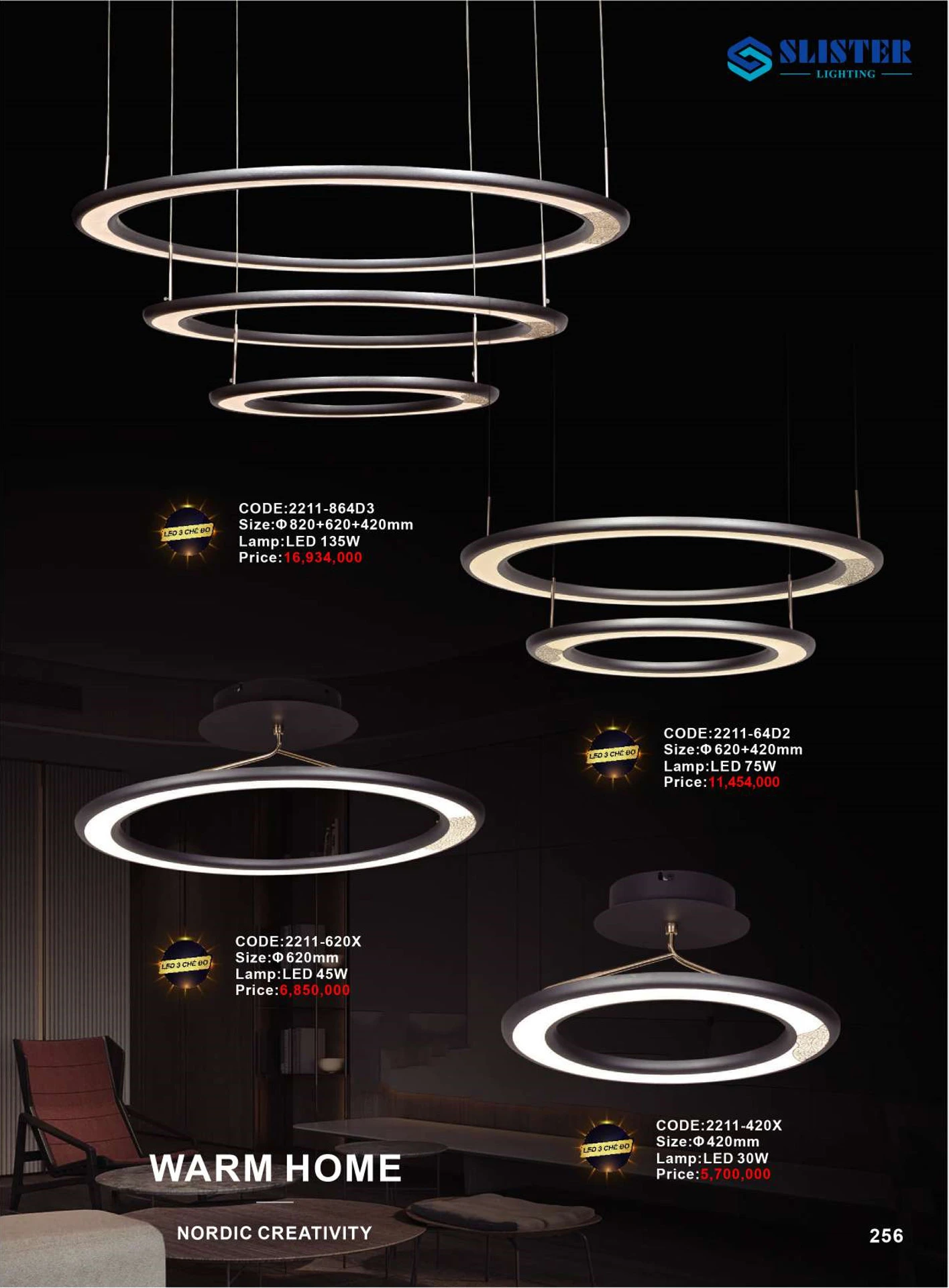 Catalogue Đèn Trang Trí SLISTER 2026 - Trang 257)