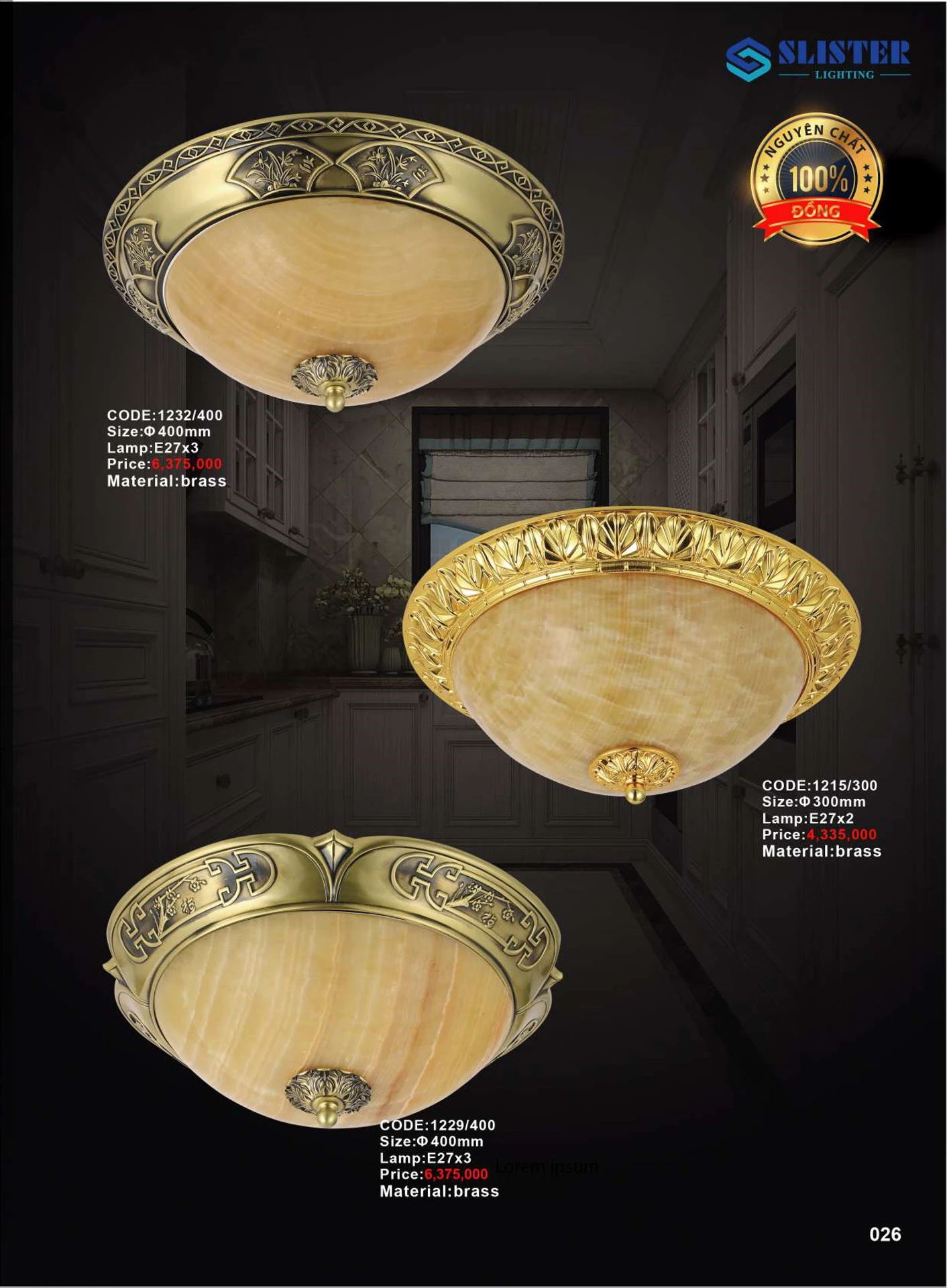 Catalogue Đèn Trang Trí SLISTER 2026 - Trang 27)