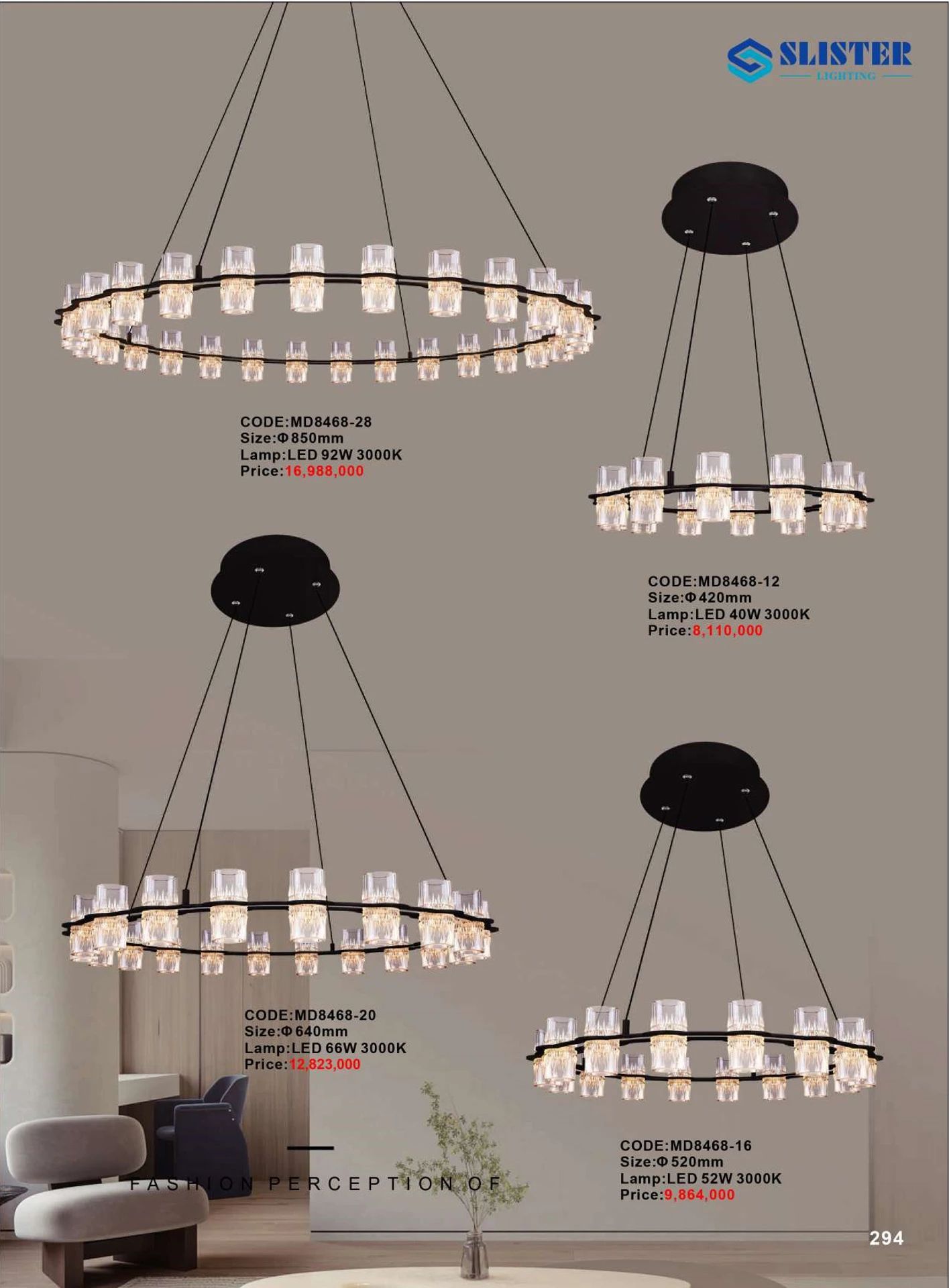Catalogue Đèn Trang Trí SLISTER 2026 - Trang 295)