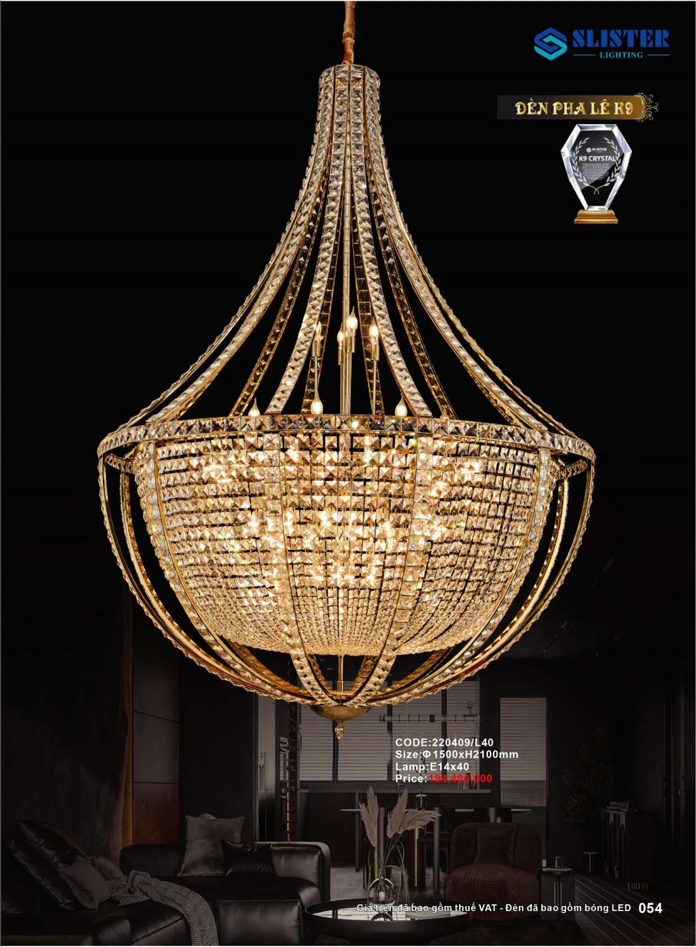 Catalogue Đèn Trang Trí SLISTER 2026 - Trang 55)