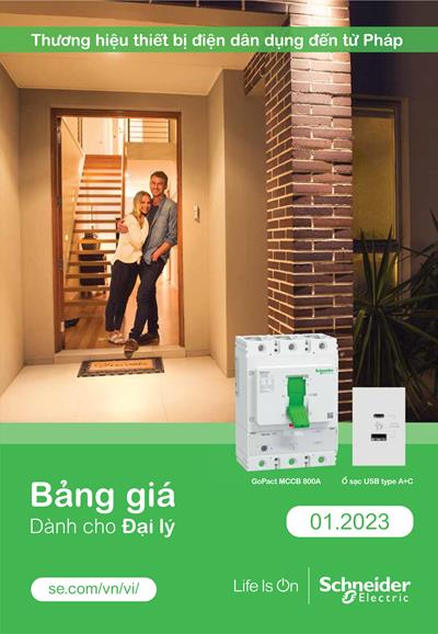 Bảng giá Schneider 2023 (dành cho đại lý) - Trang 1)