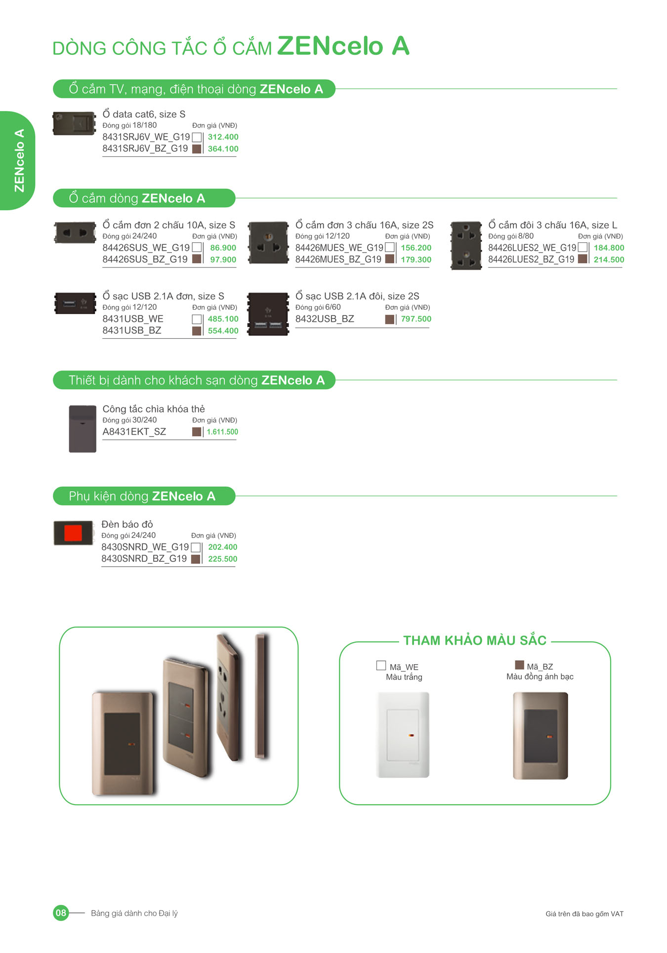 Bảng giá Schneider 2025 (dành cho đại lý) - Trang 8)