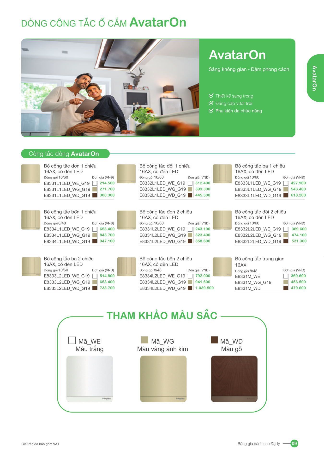 Bảng giá Schneider 2025 (dành cho đại lý) - Trang 9)