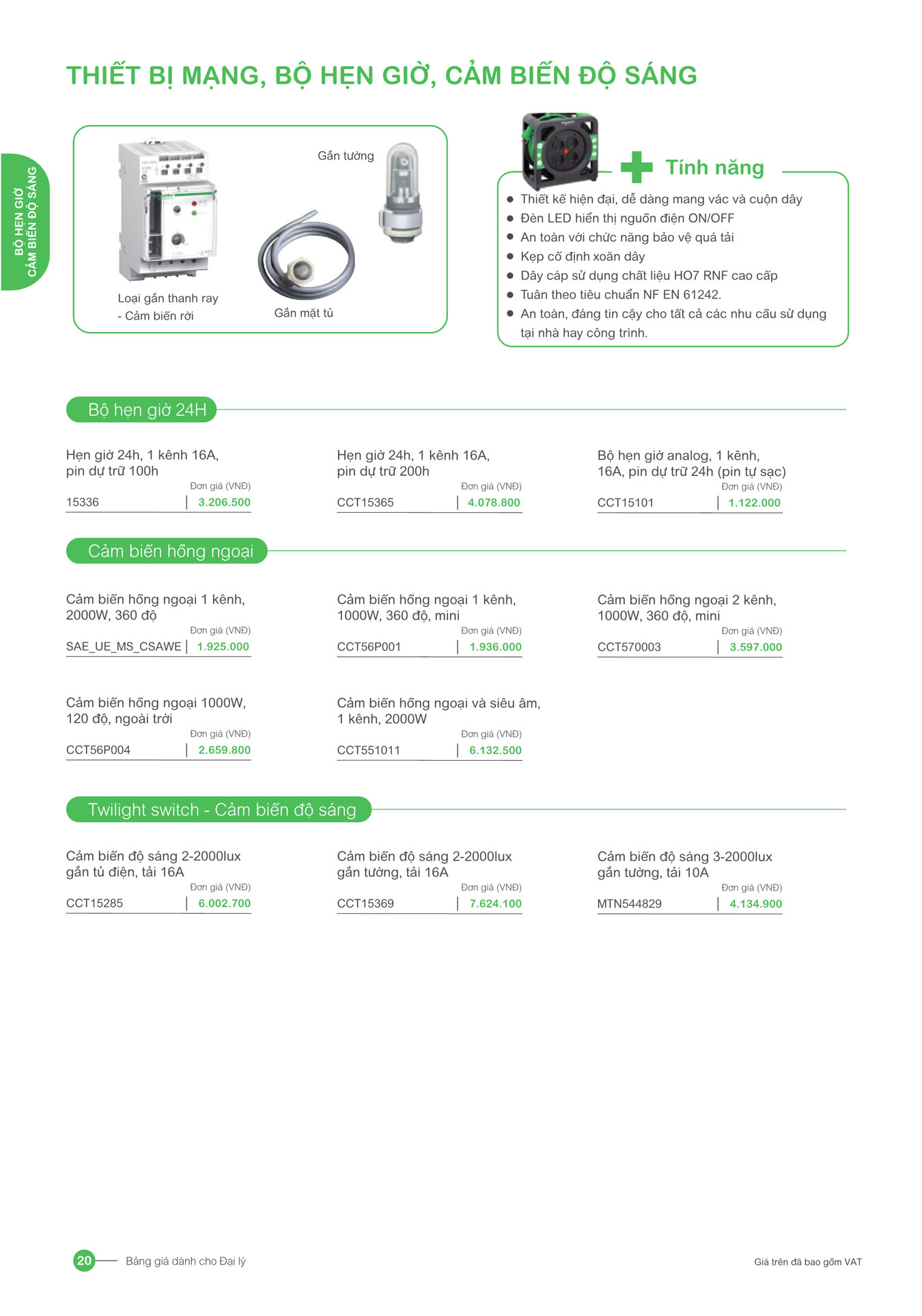 Bảng giá Schneider 2025 (dành cho đại lý) - Trang 20)
