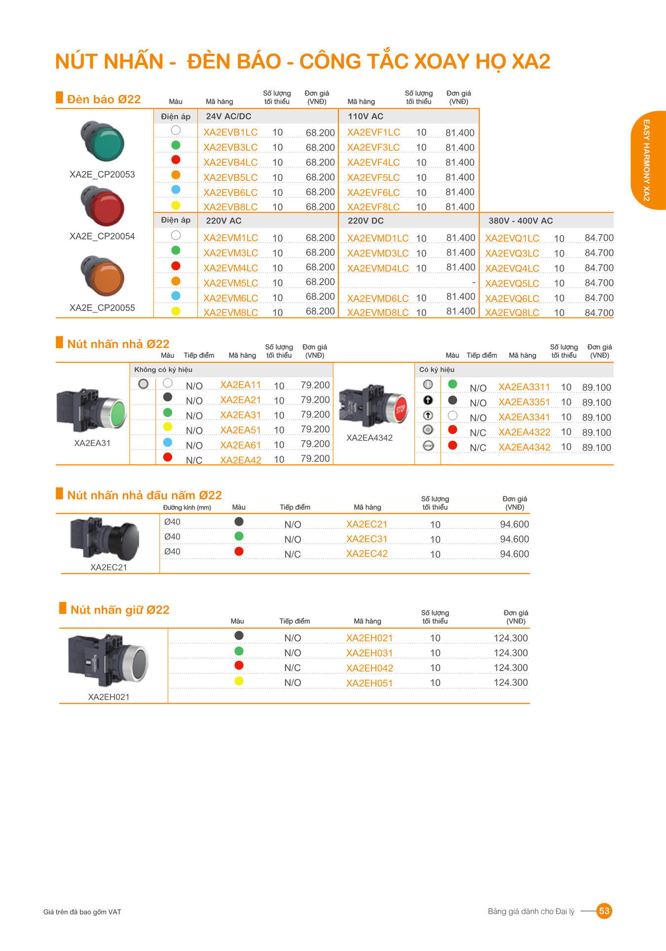 Bảng giá Schneider 2025 (dành cho đại lý) - Trang 53)