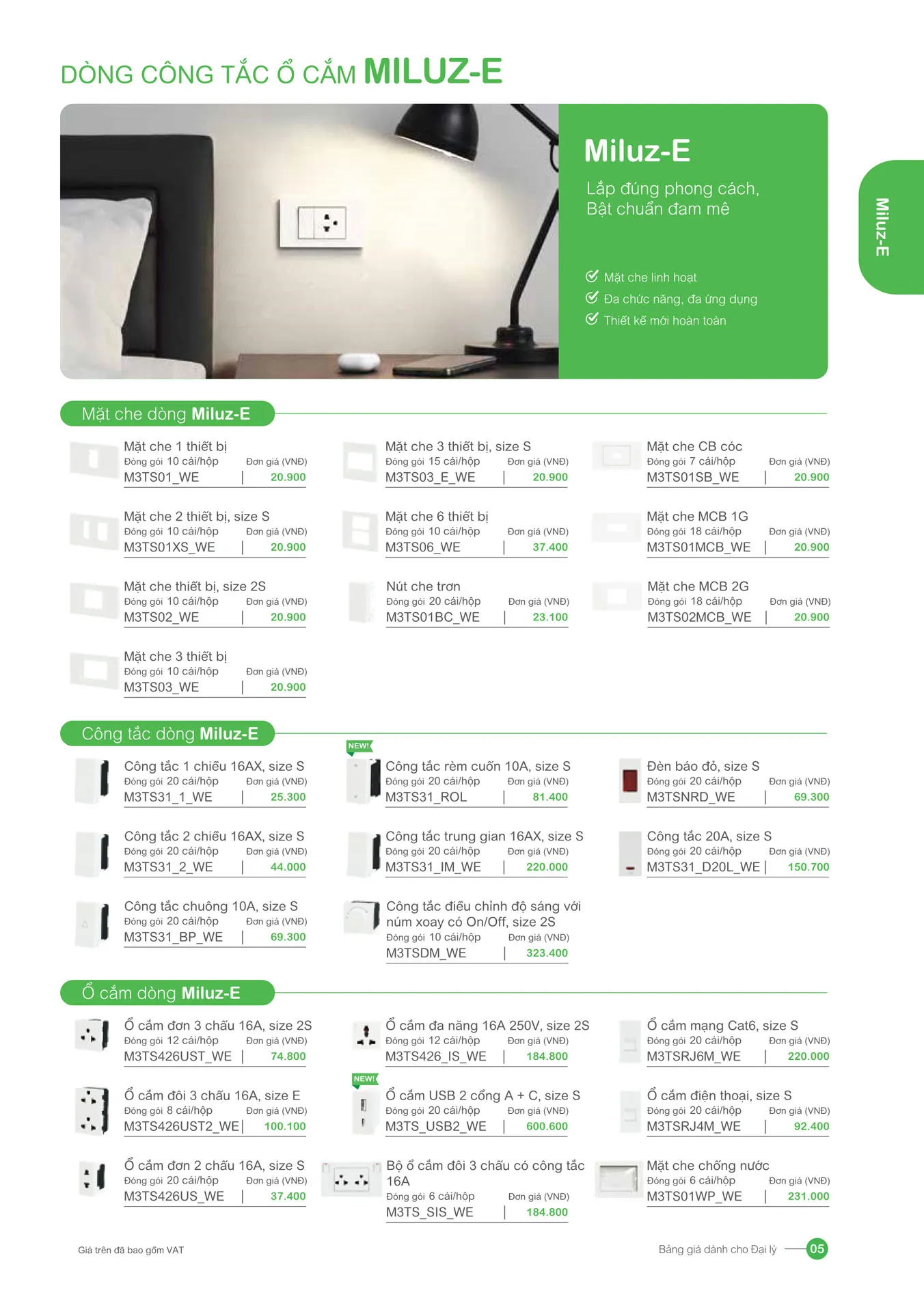 Bảng giá Schneider 2026 (dành cho đại lý) - Trang 5)