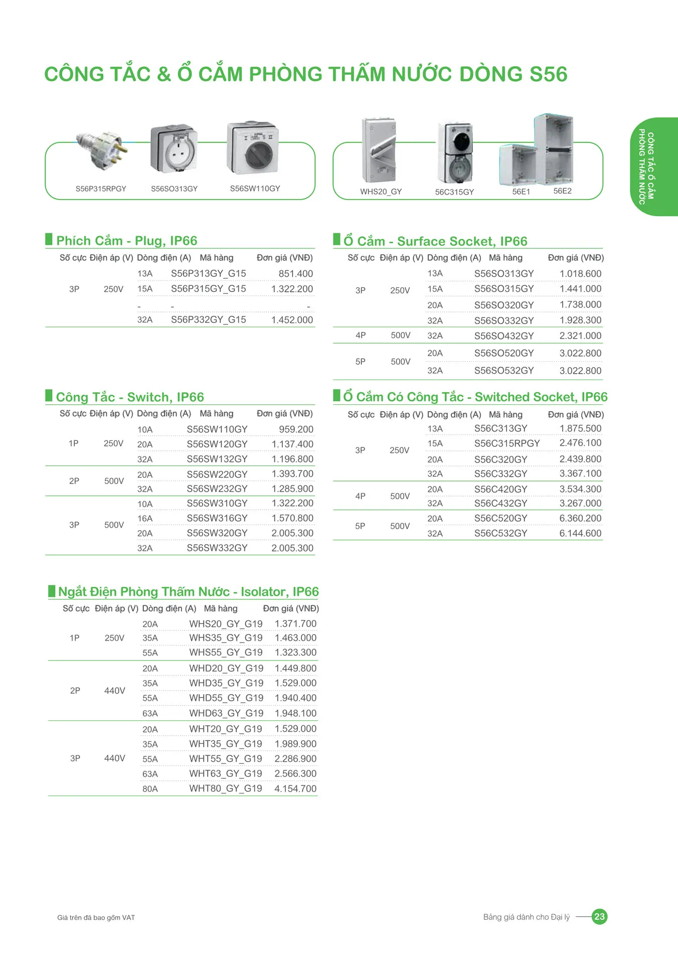 Bảng giá Schneider 2026 (dành cho đại lý) - Trang 23)