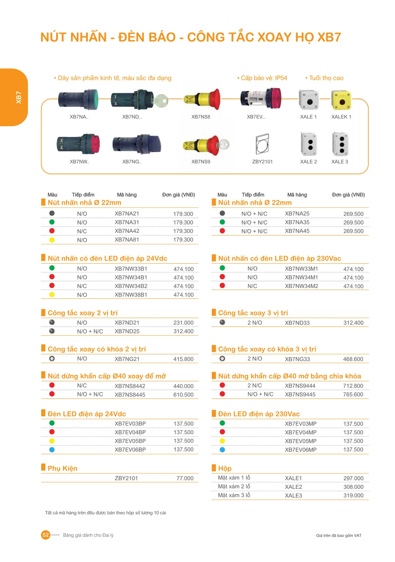 Bảng giá Schneider 2026 (dành cho đại lý) - Trang 52)