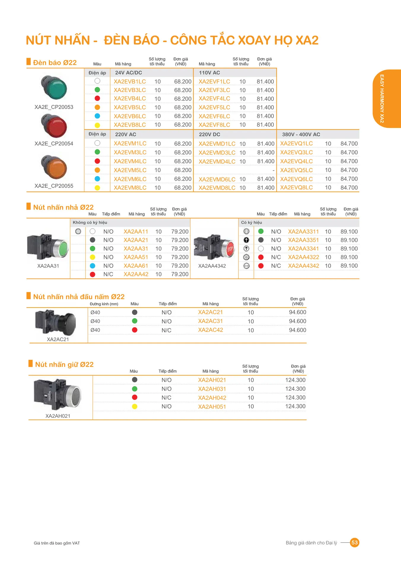 Bảng giá Schneider 2026 (dành cho đại lý) - Trang 53)