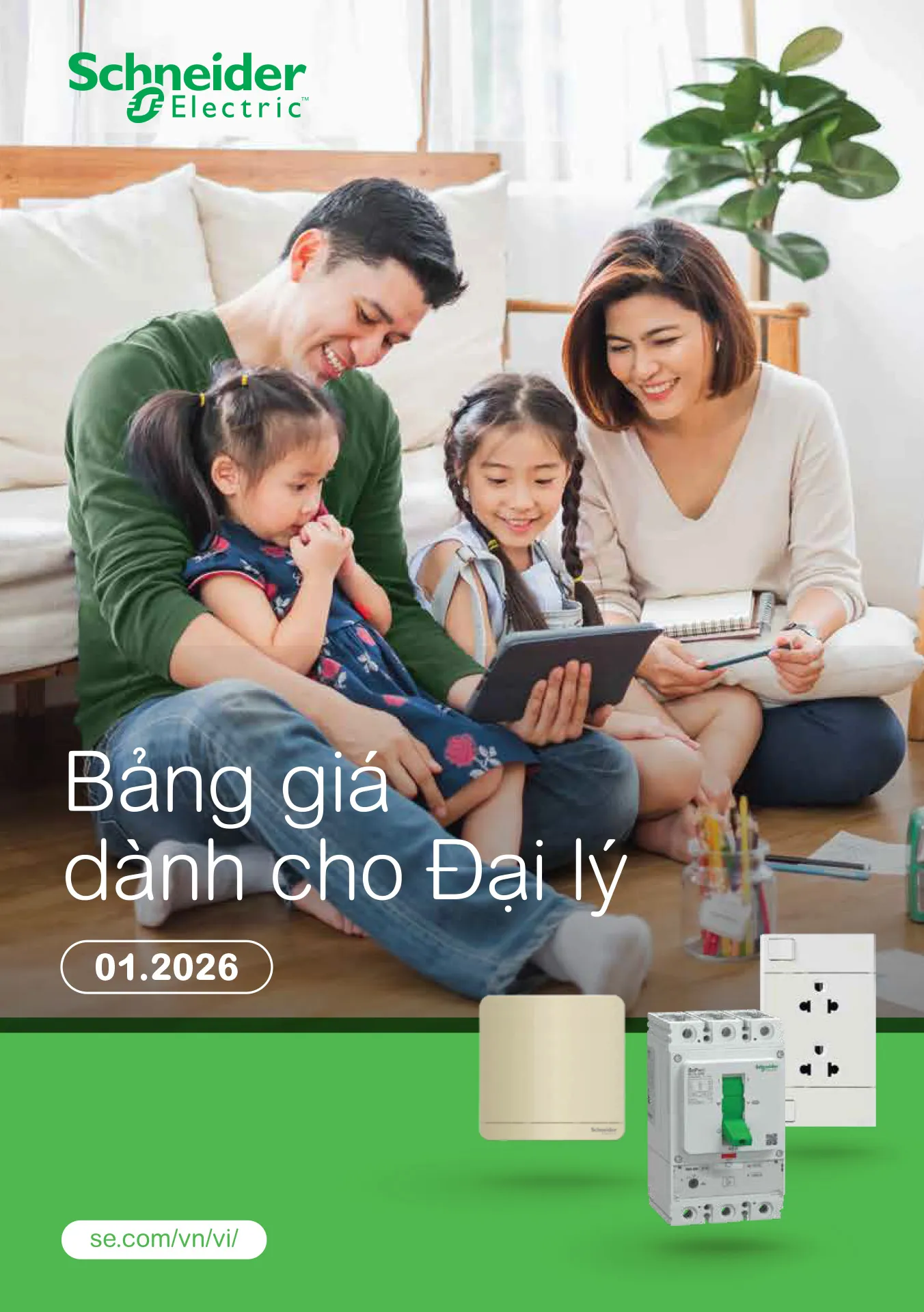 Bảng giá Schneider 2026 (dành cho đại lý) - Trang 1)