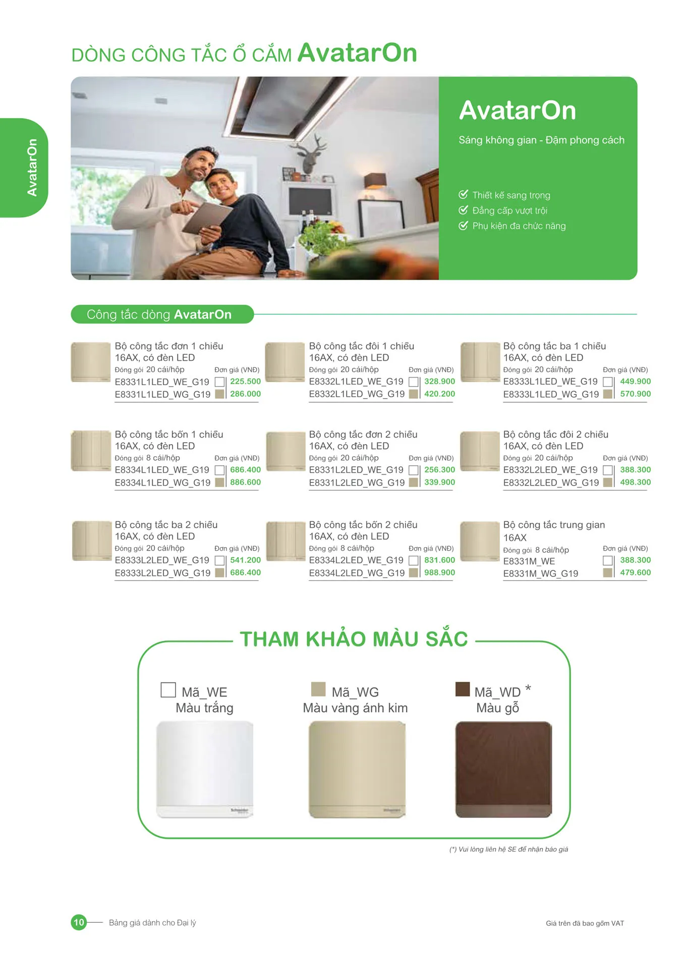 Bảng giá Schneider 2026 (dành cho đại lý) - Trang 10)