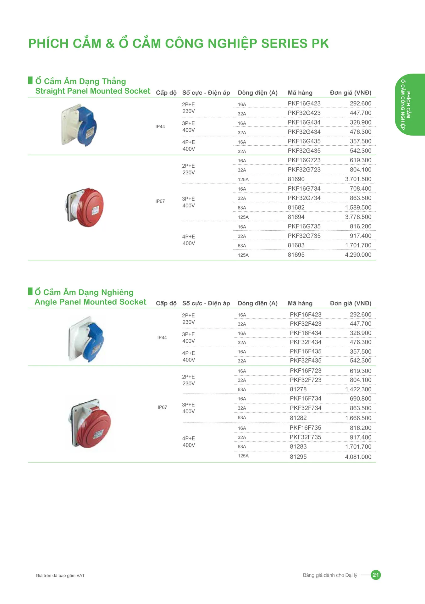 Bảng giá Schneider 2026 (dành cho đại lý) - Trang 21)