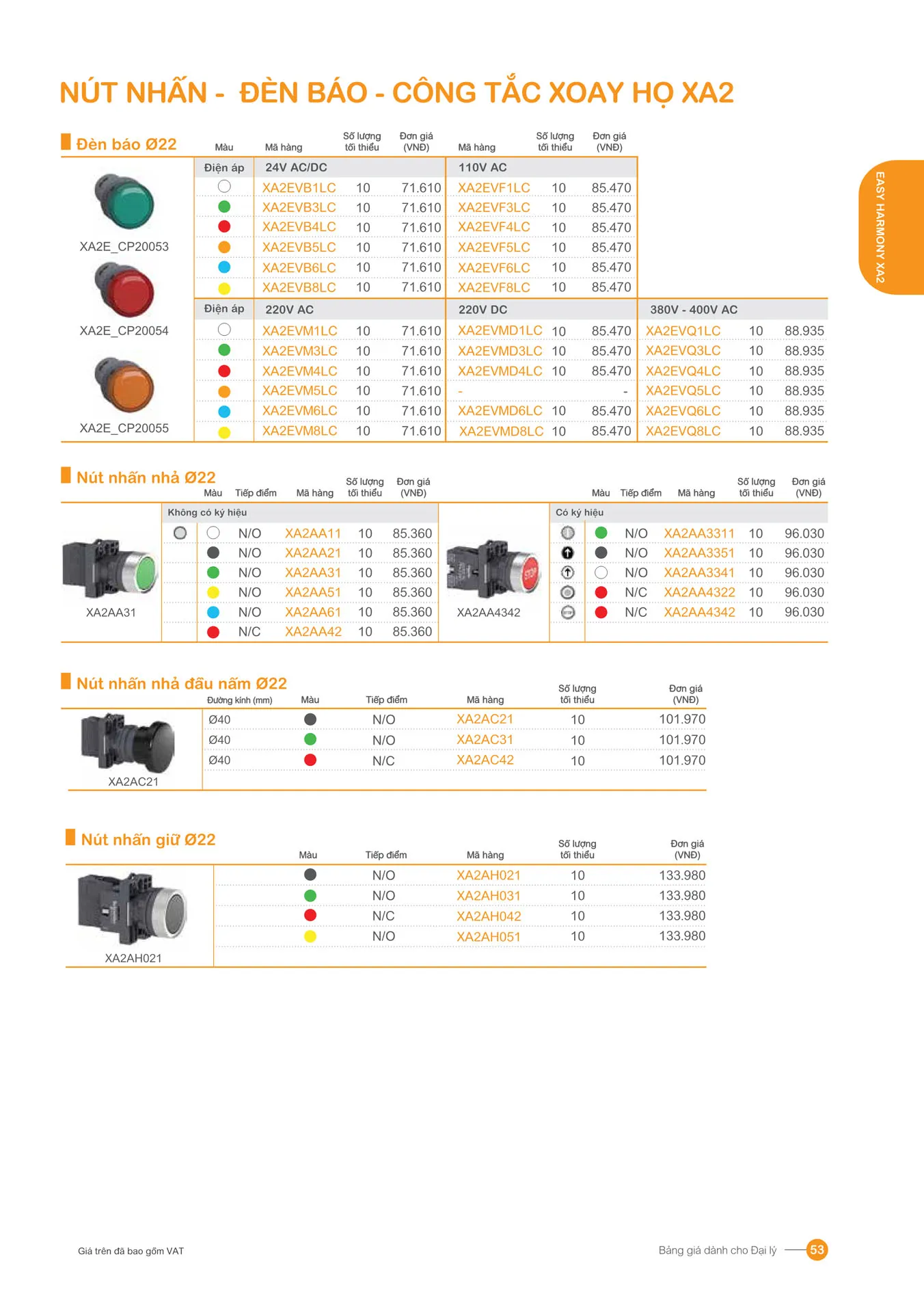 Bảng giá Schneider 2026 (dành cho đại lý) - Trang 53)