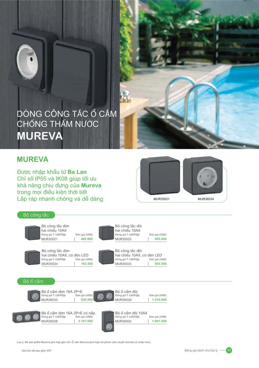 Bảng giá Schneider 2026 (dành cho đại lý) - Trang 17)