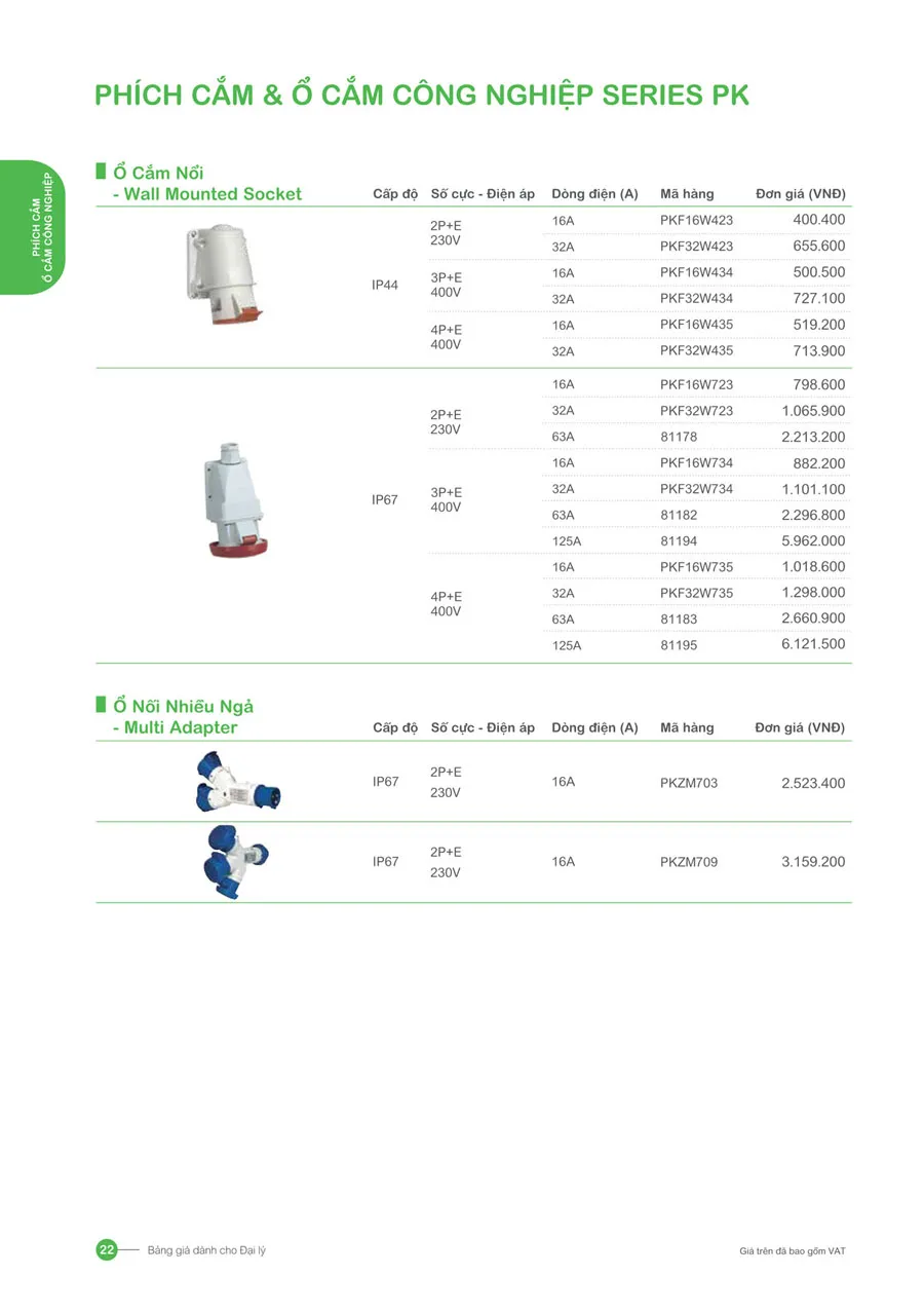 Bảng giá Schneider 2026 (dành cho đại lý) - Trang 22)