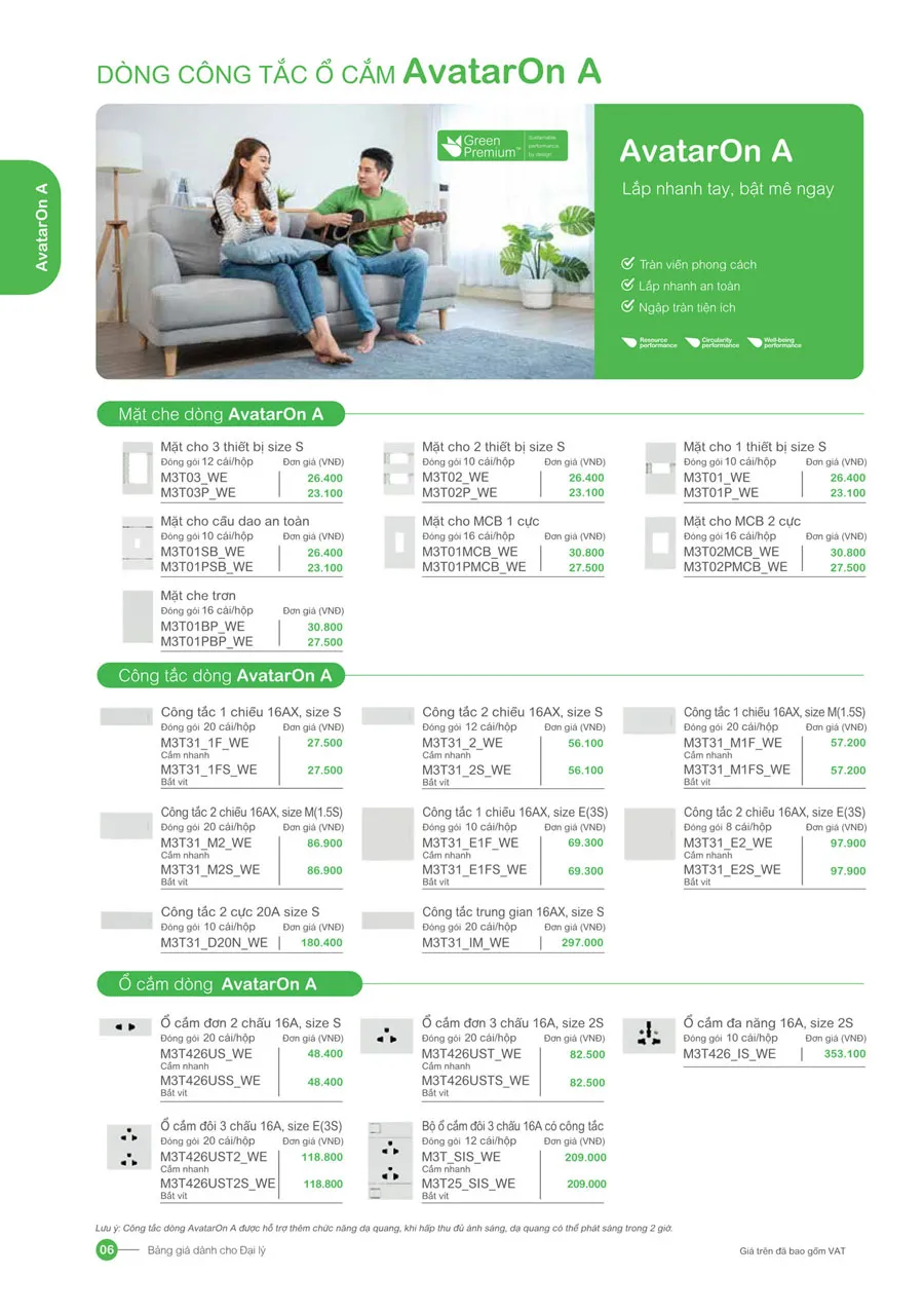 Bảng giá Schneider 2026 (dành cho đại lý) - Trang 6)