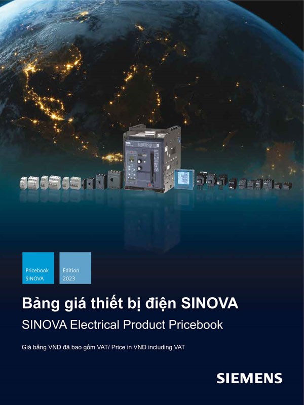 Bảng giá sản phẩm thiết bị điện SINOVA - SIEMENS 2024 - Trang 1)