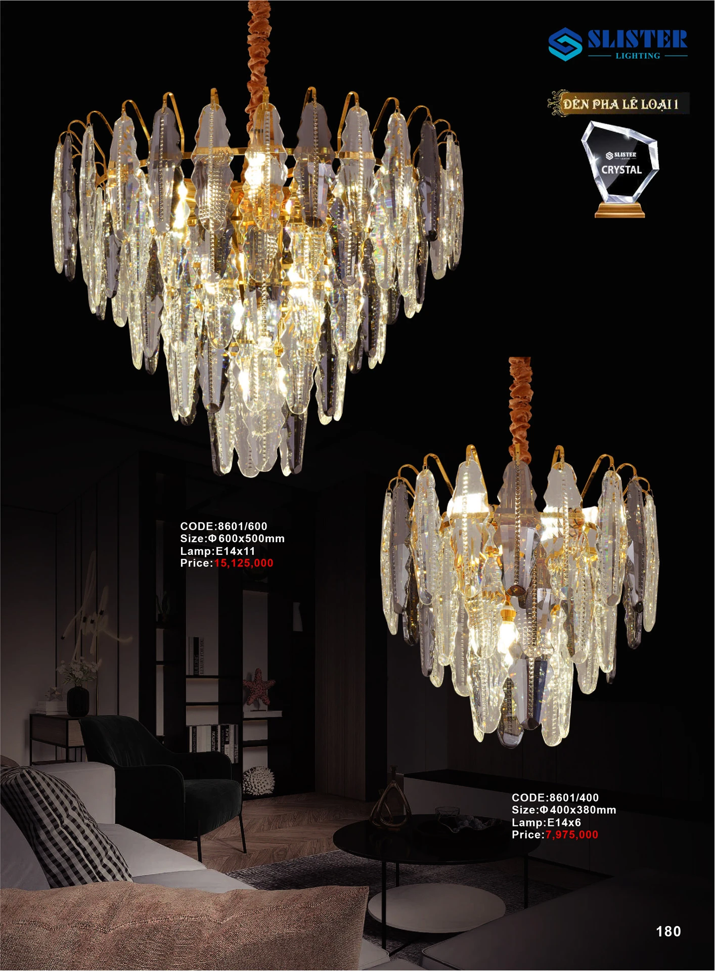 Catalogue Đèn Trang Trí SLISTER 2026 - Trang 179