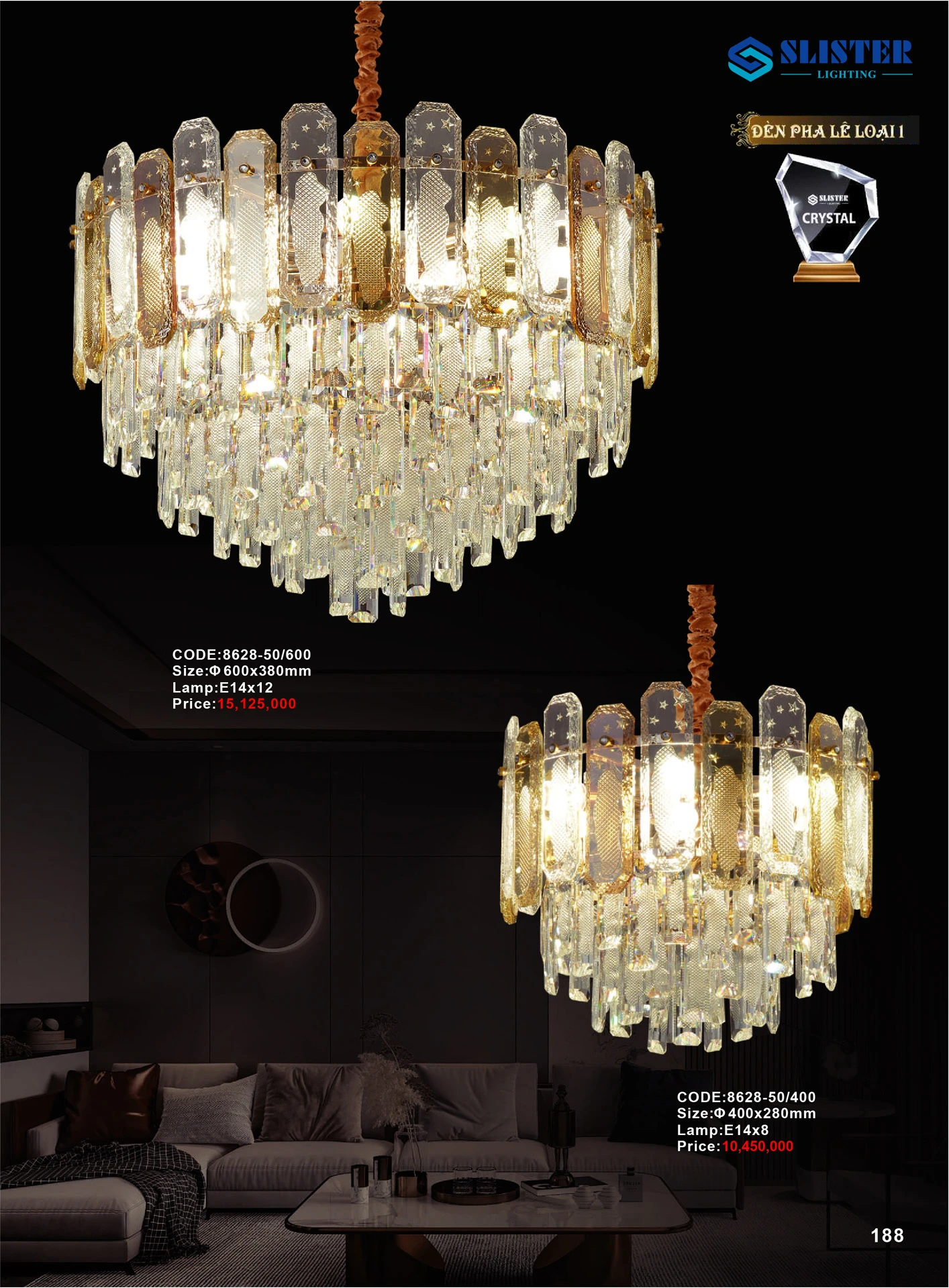 Catalogue Đèn Trang Trí SLISTER 2026 - Trang 187