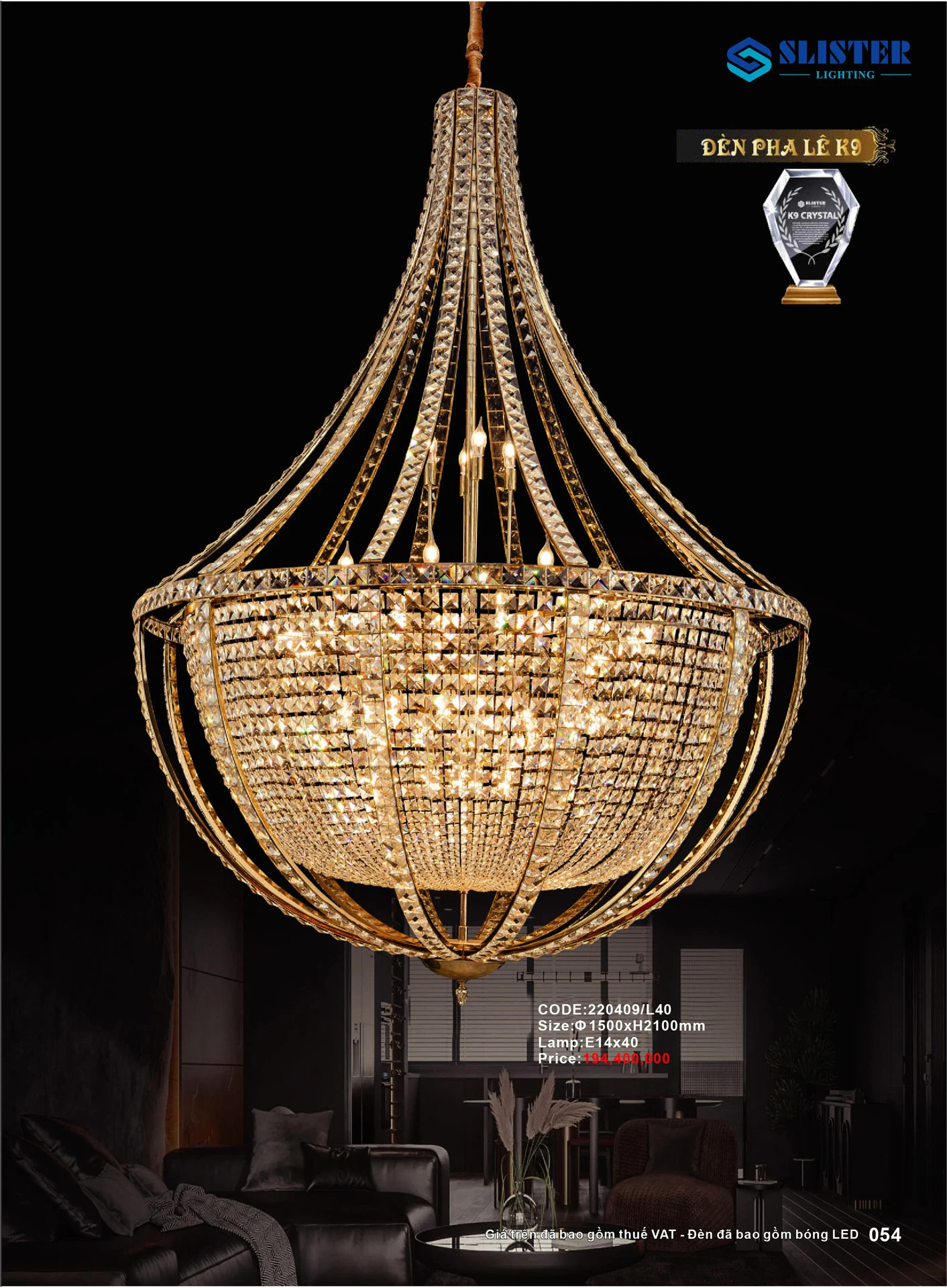 Catalogue Đèn Trang Trí SLISTER 2026 - Trang 55