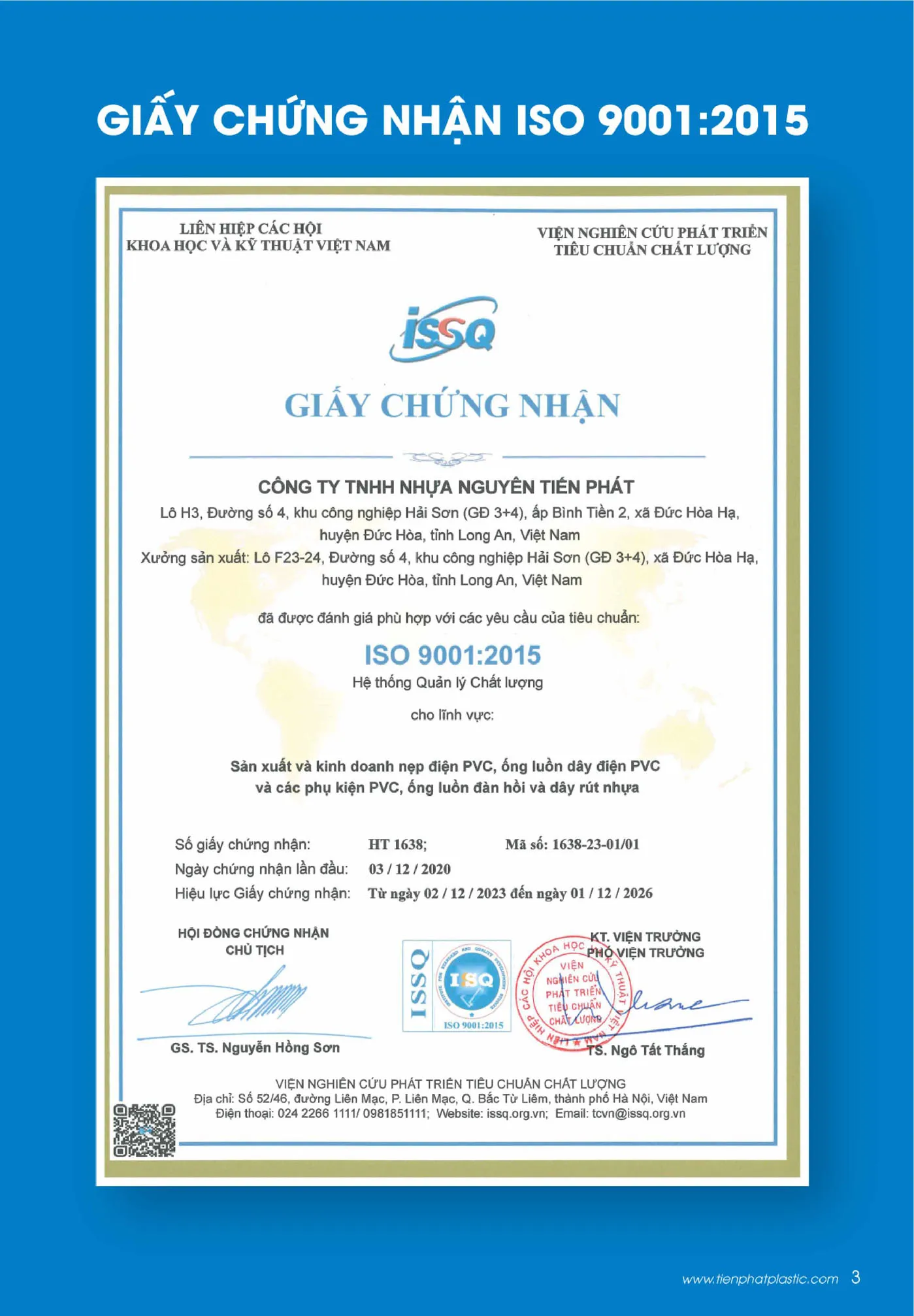 Bảng Giá thiết bị điện nước Tiến Phát 2025 - Trang 3)