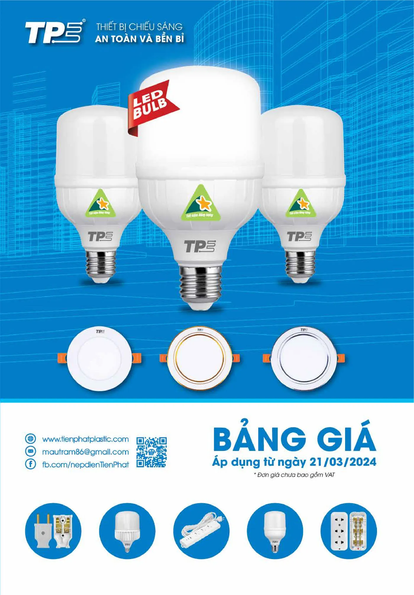 Bảng Giá thiết bị điện nước Tiến Phát 2025 - Trang 28)