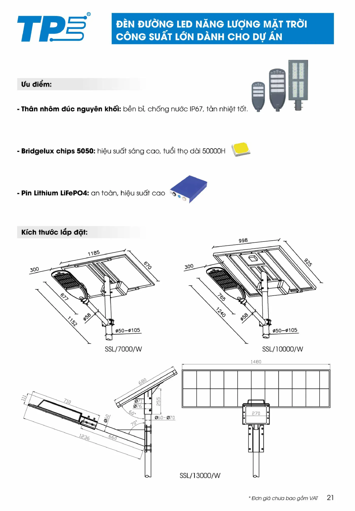 Bảng Giá thiết bị điện nước Tiến Phát 2025 - Trang 48)