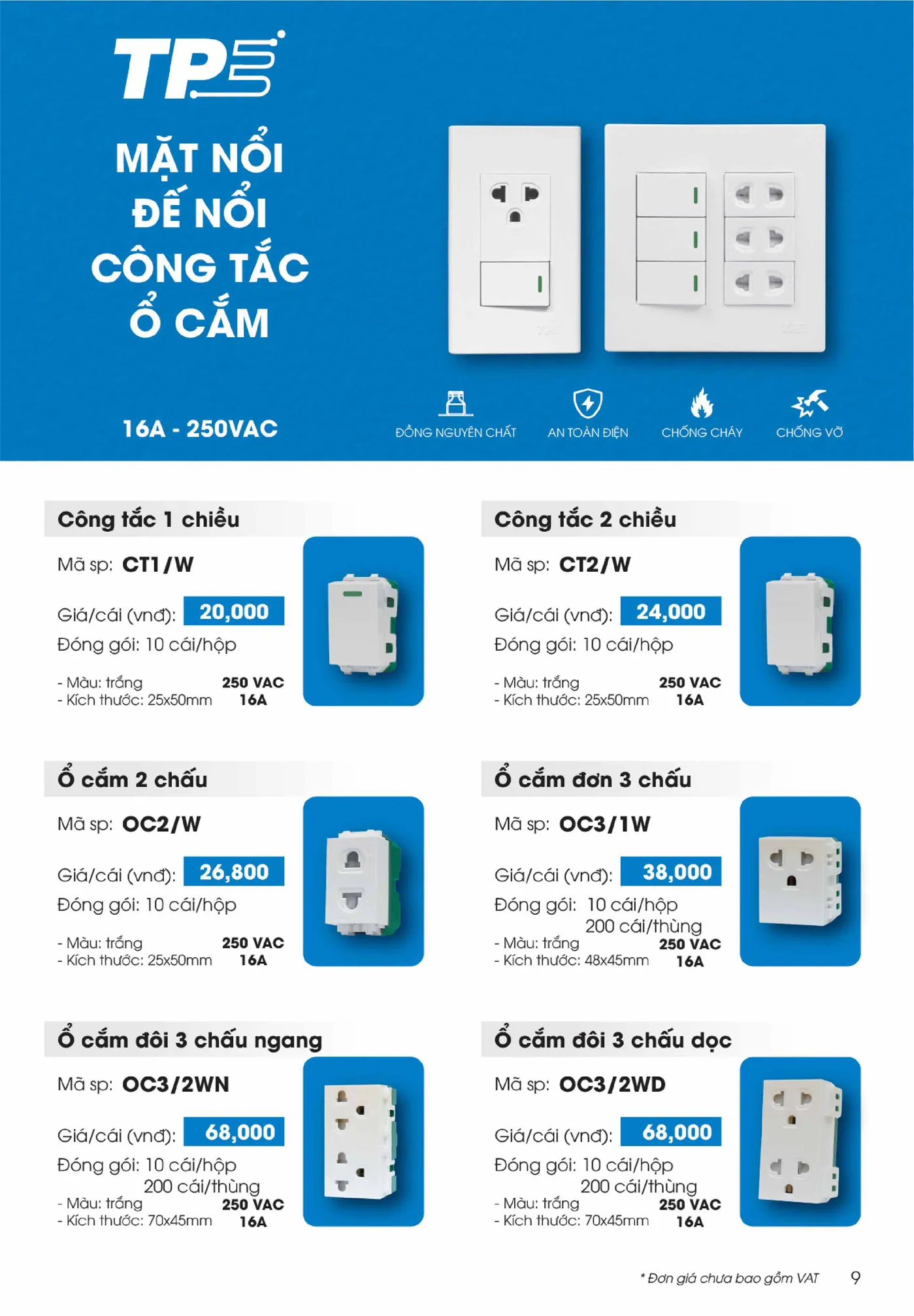 Bảng Giá thiết bị điện nước Tiến Phát 2025 - Trang 91)